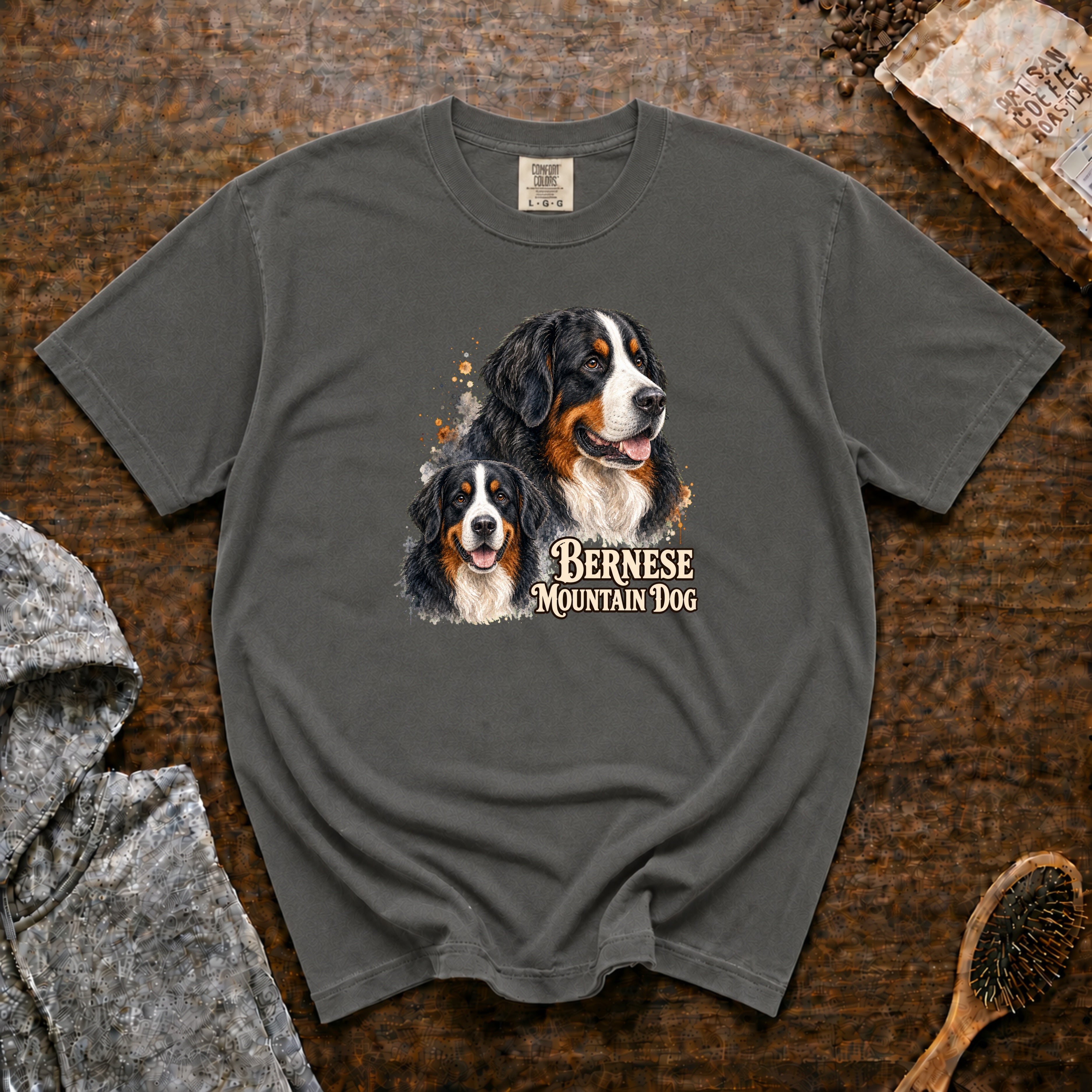 Bernese Mountain Dog T-Shirt — Pepper