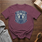 Dogs and Coffee Premium Sarcasm T-Shirt