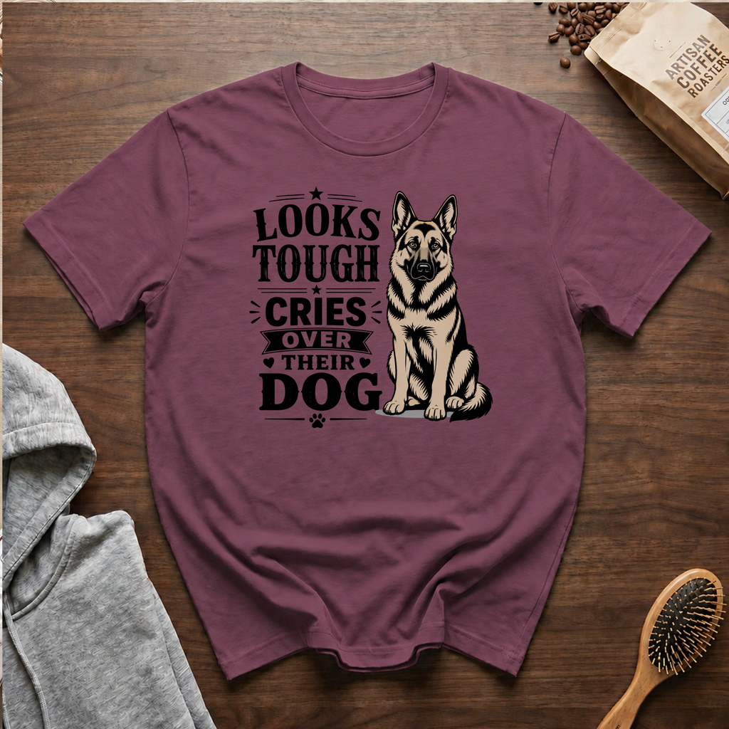 Looks Tough Cries Over Their Dog T-Shirt