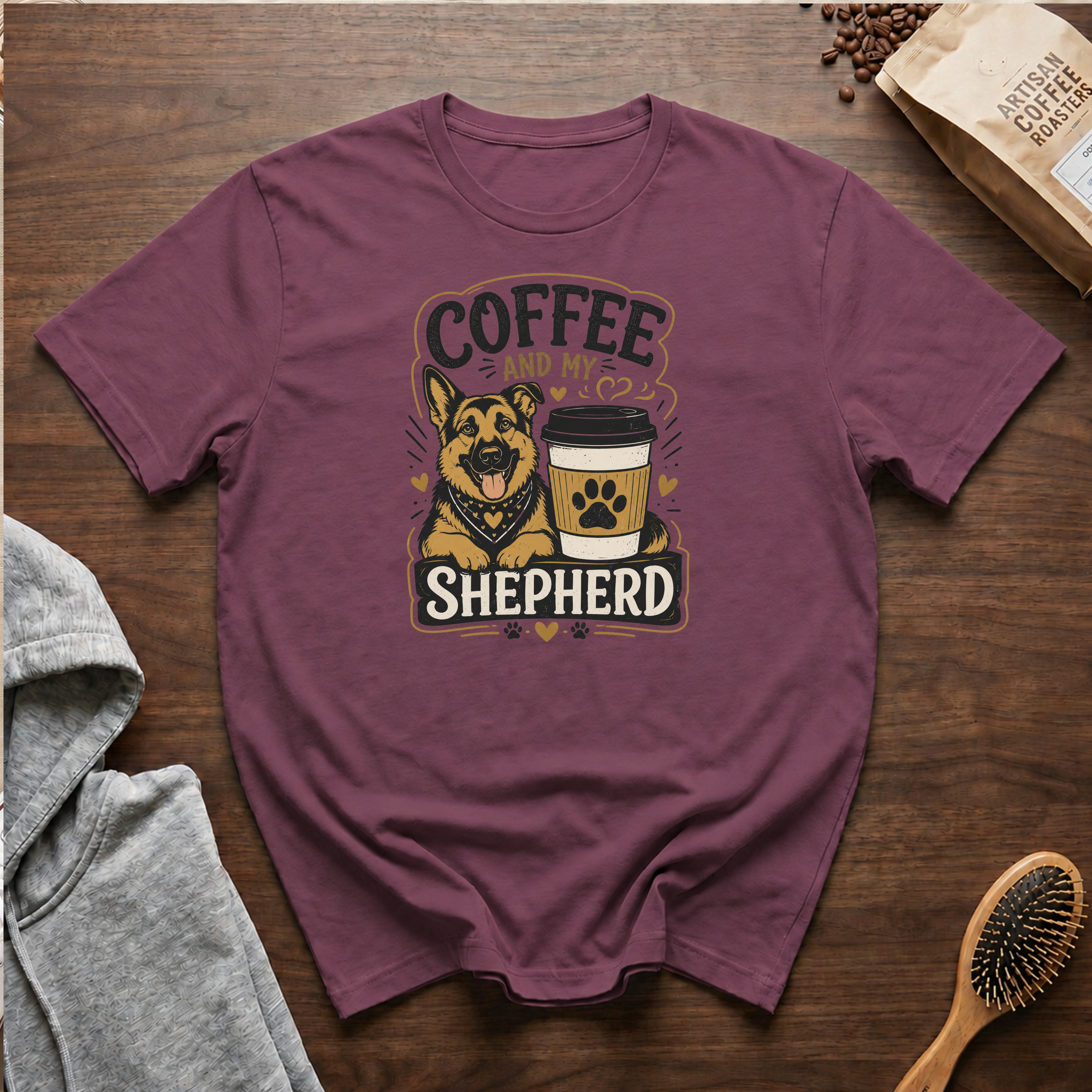 Coffee and My Shepherd T-Shirt