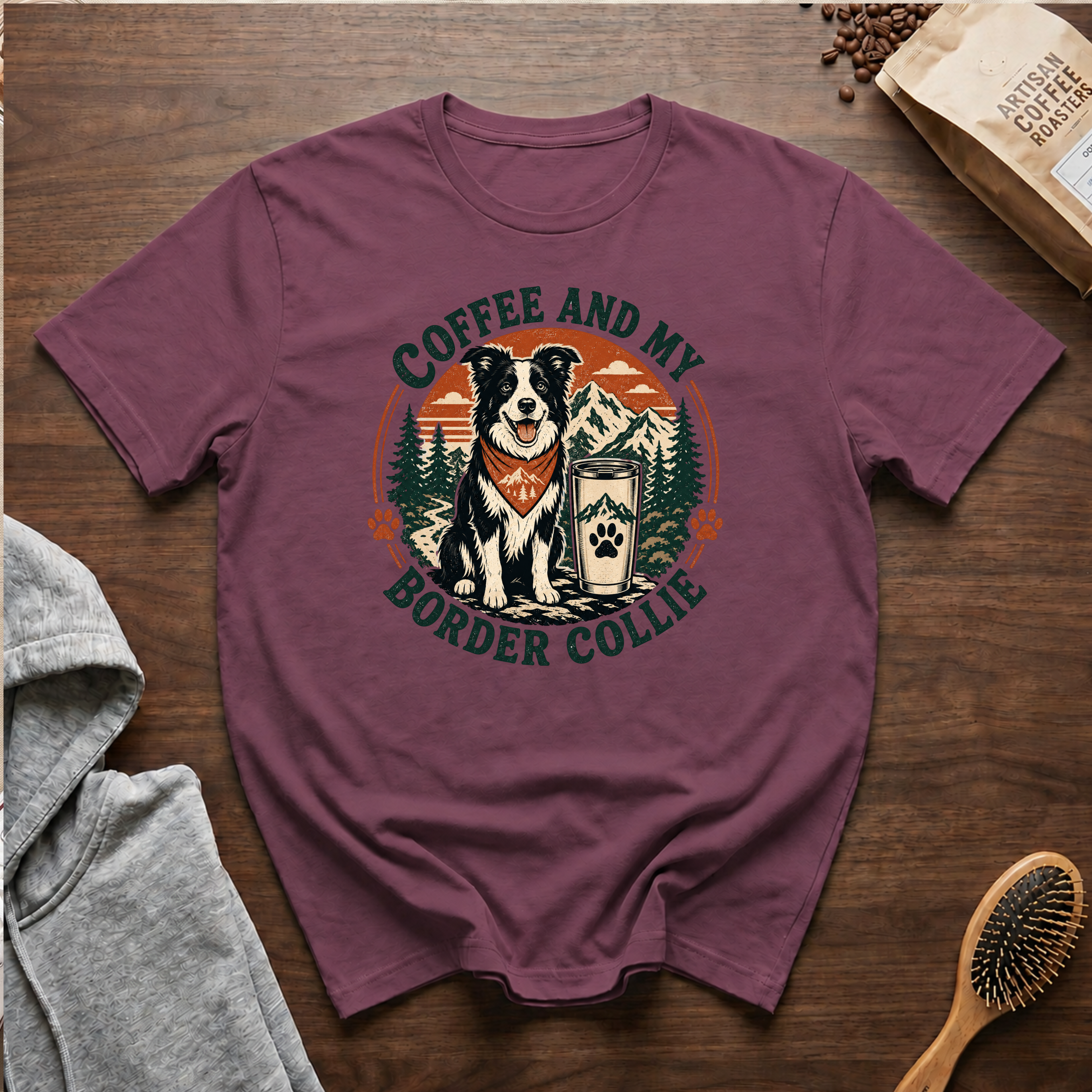 Coffee and My Border Collie T-Shirt