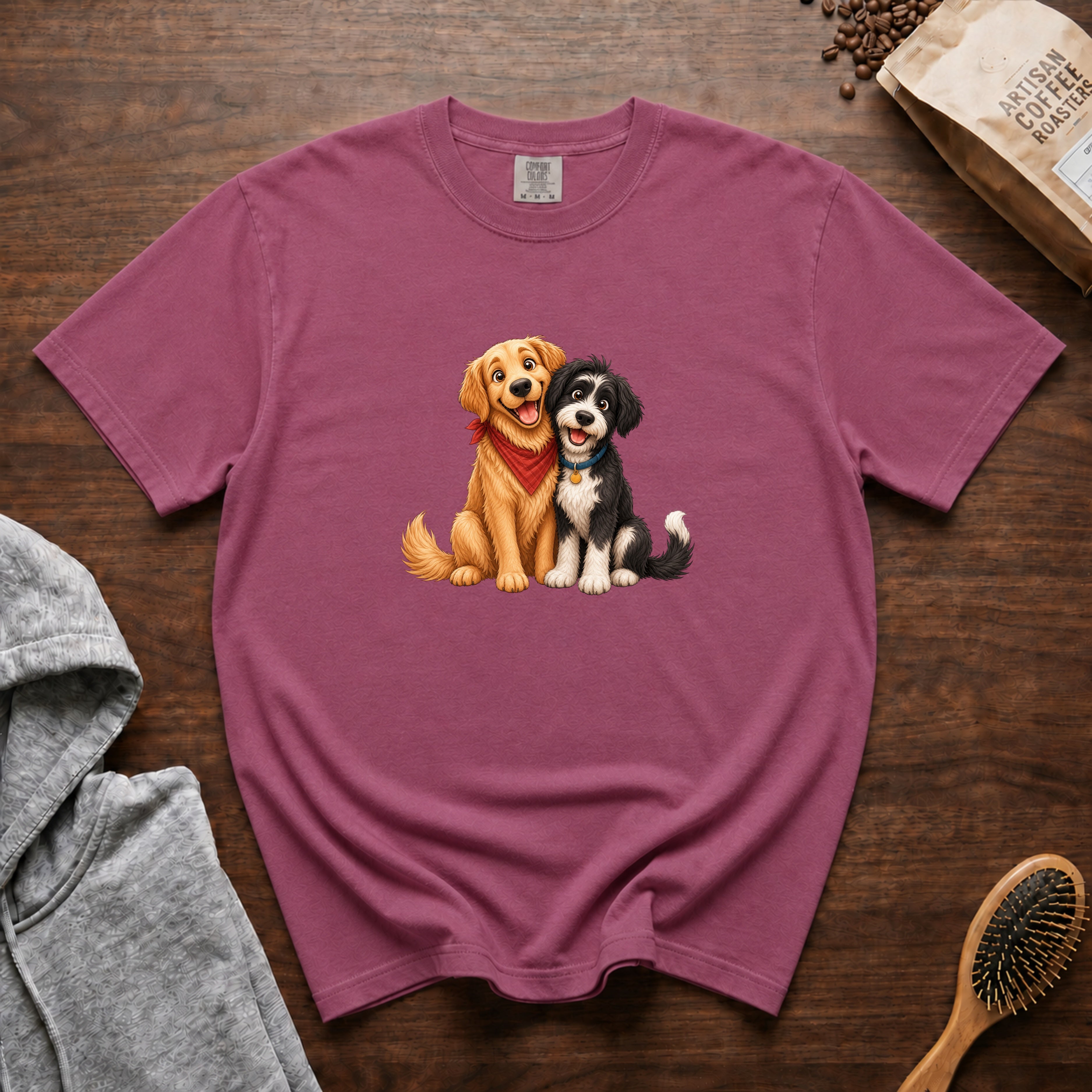 Best Friends 1 T-Shirt — Berry