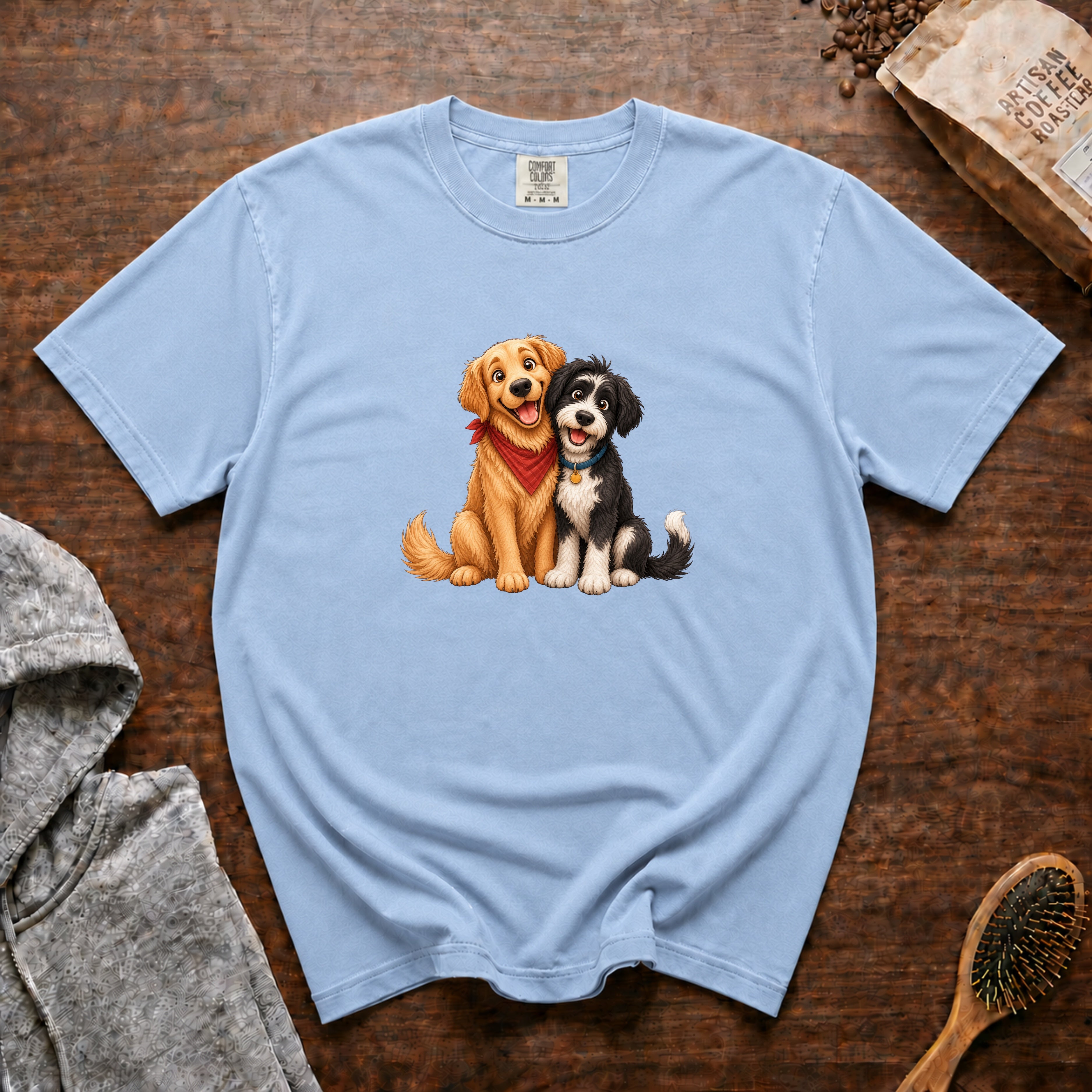 Best Friends 1 T-Shirt — Chambray