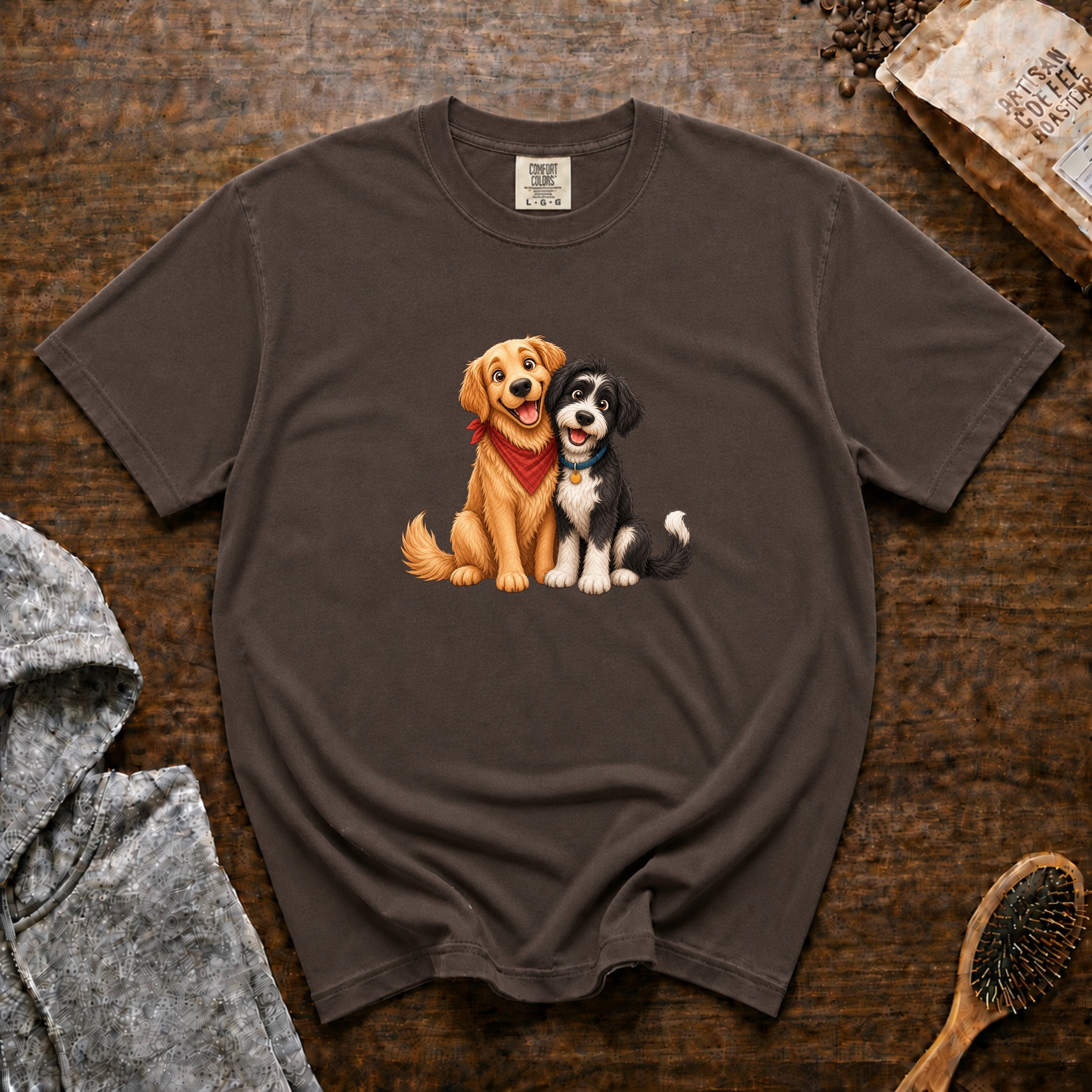 Best Friends 1 T-Shirt — Espresso