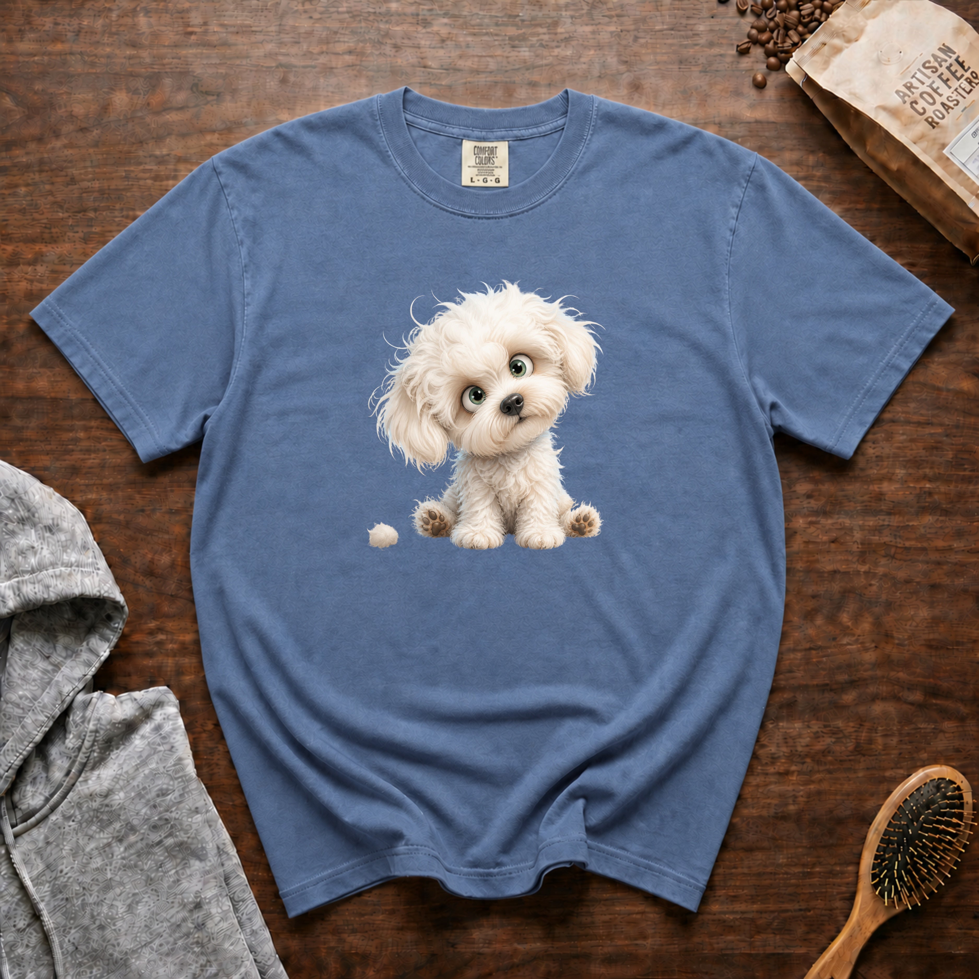 Bichon Frise T-Shirt — Blue Jean