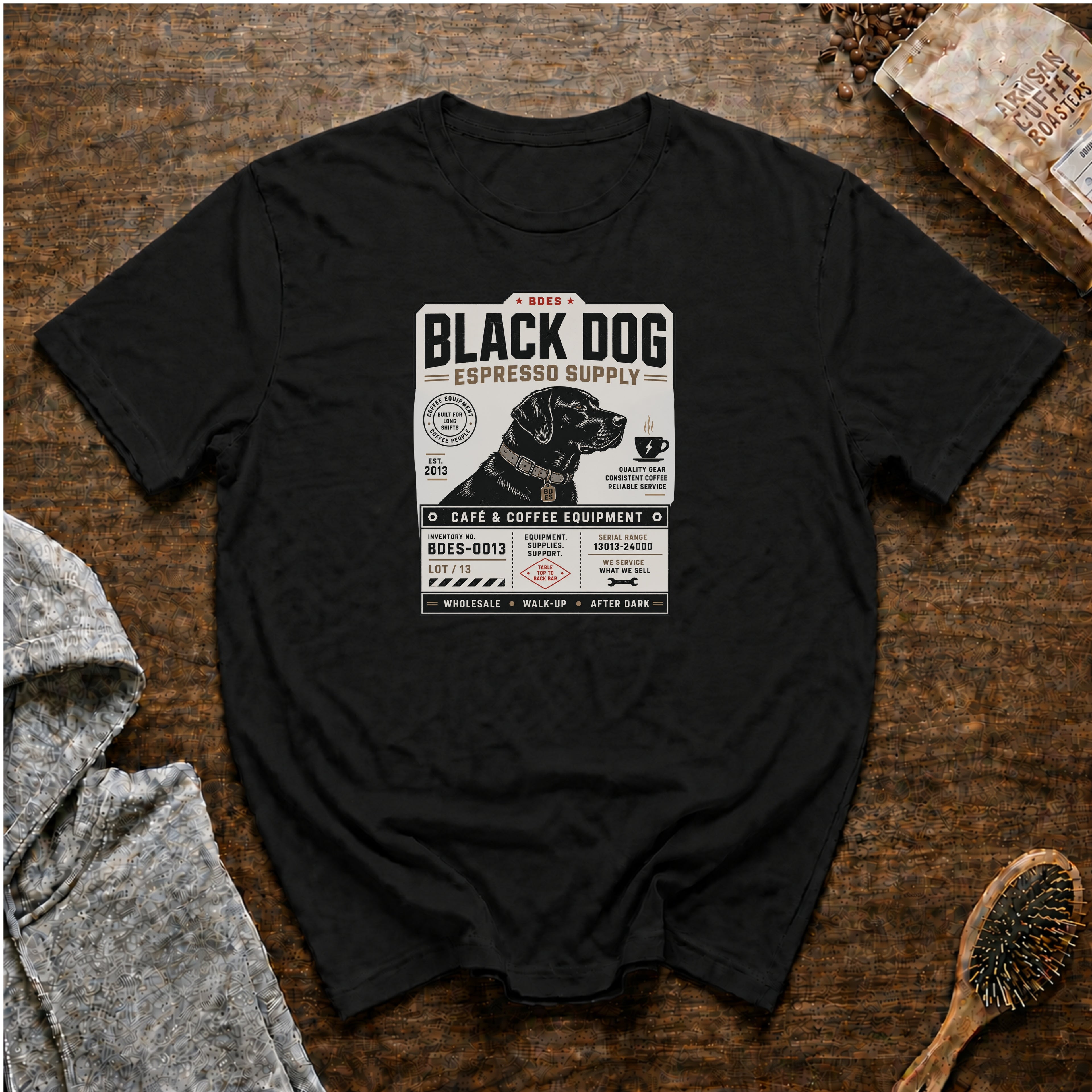 Black Dog Espresso SupplyT-Shirt — Black