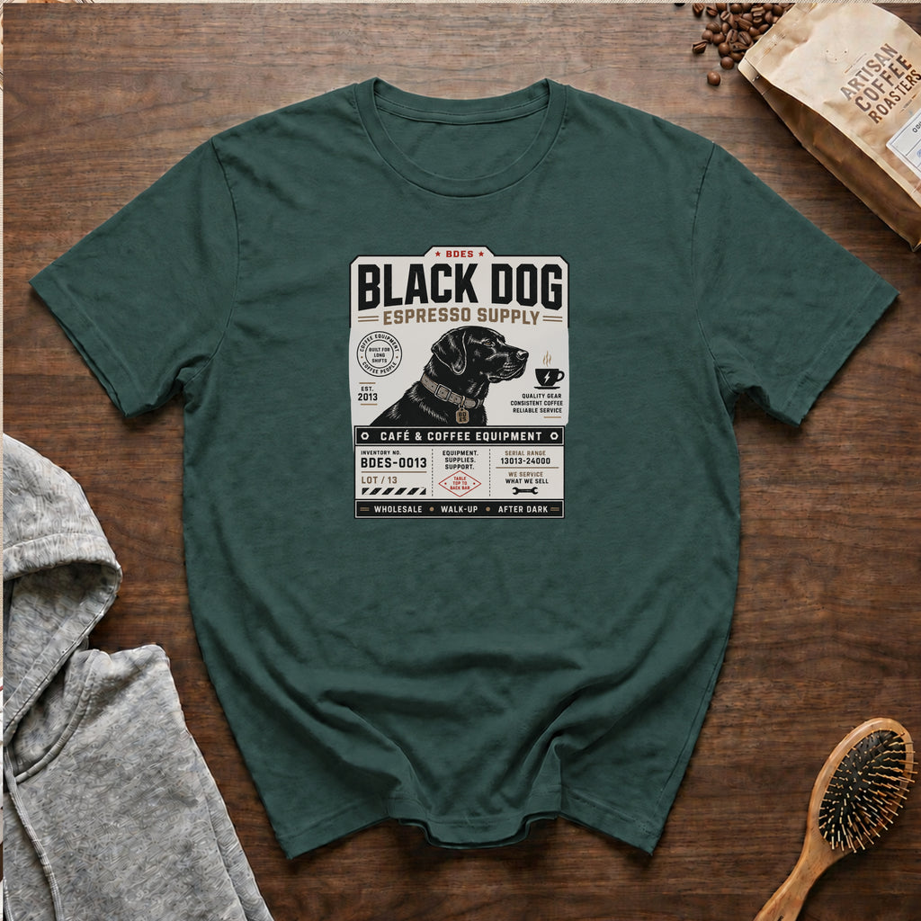 Black Dog Espresso SupplyT-Shirt — Blue Spruce