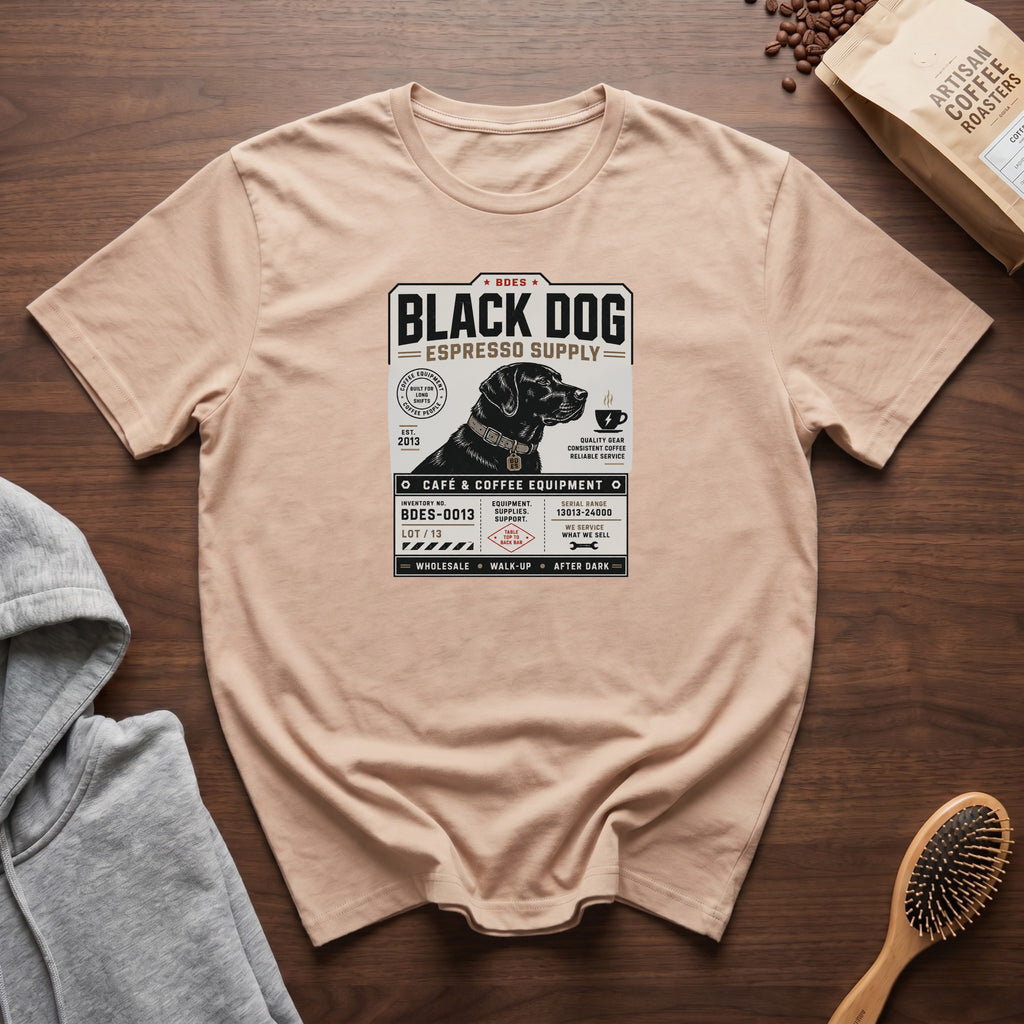 Black Dog Espresso SupplyT-Shirt — Ivory