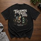 Thermos Trail Dog Cabin Wash Oversized Cotton T-Shirt