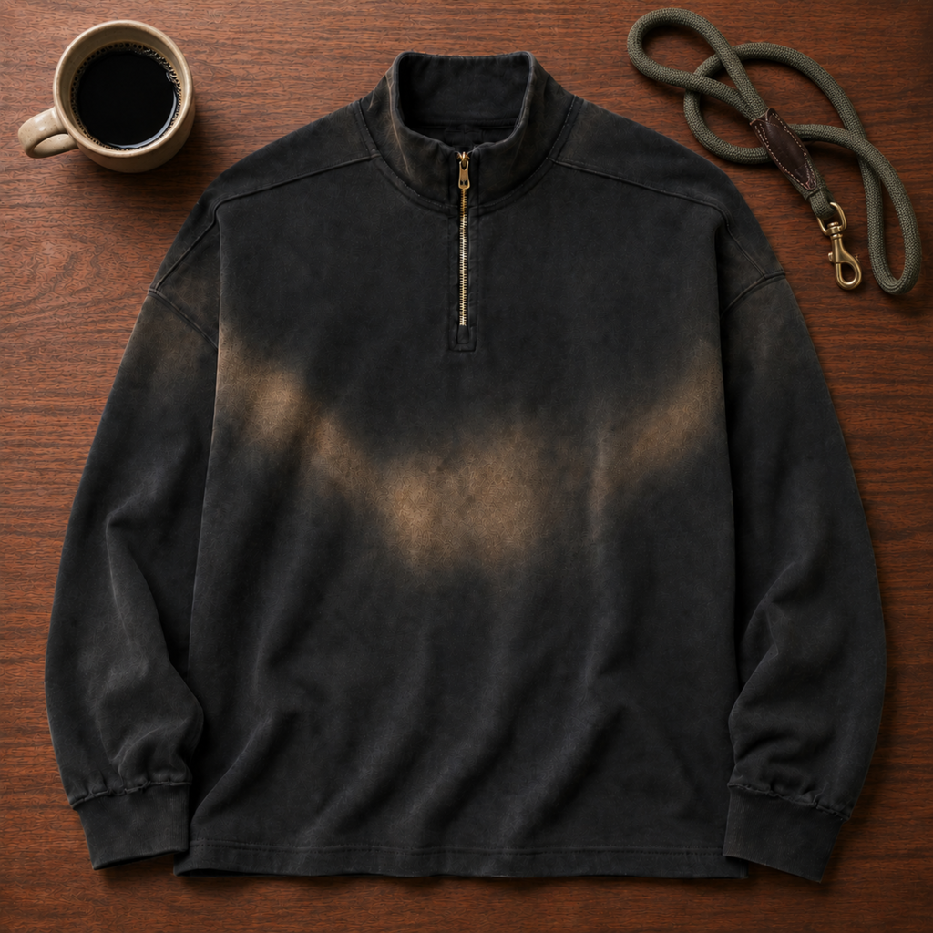 Sunwashed Lodge Quarter-Zip Sweatshirt