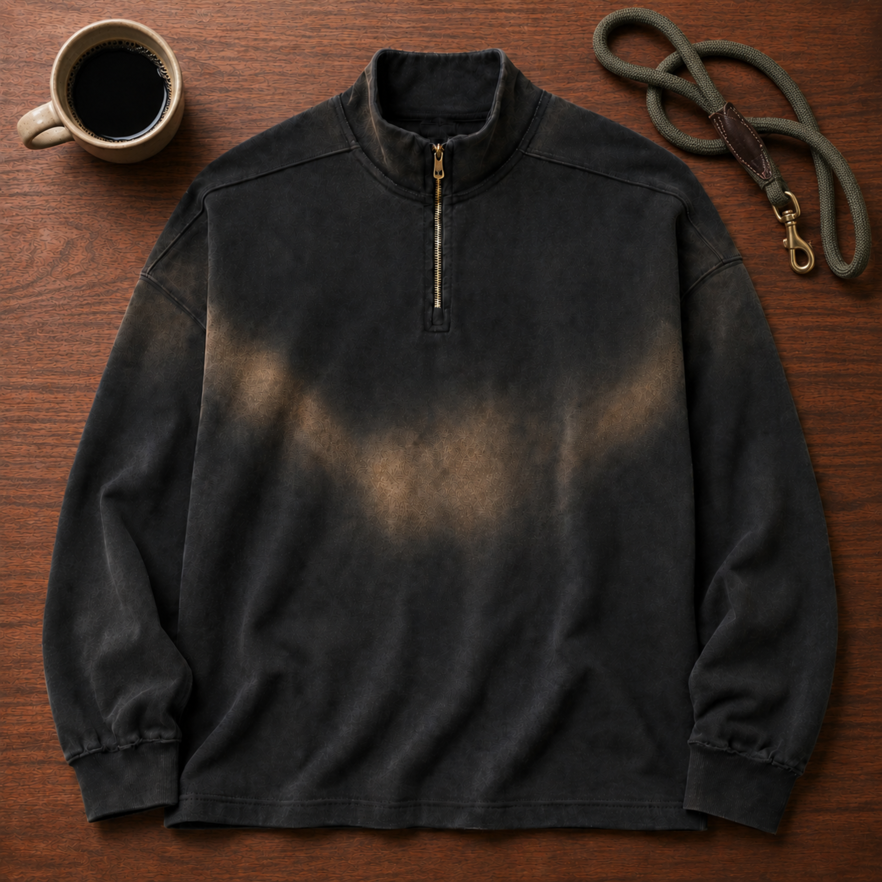 Sunwashed Lodge Quarter-Zip Sweatshirt
