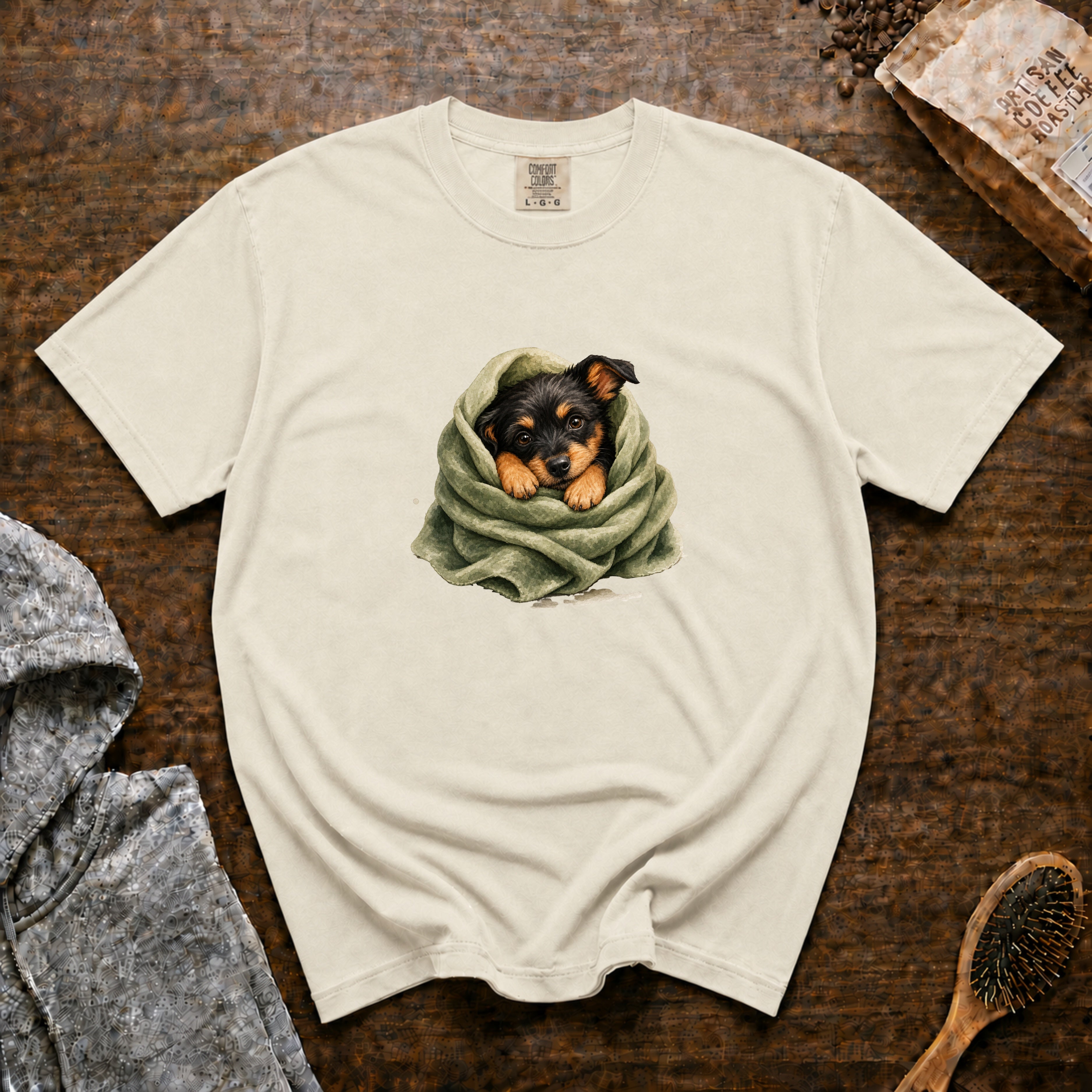 Blanket Burrito T-Shirt — Ivory