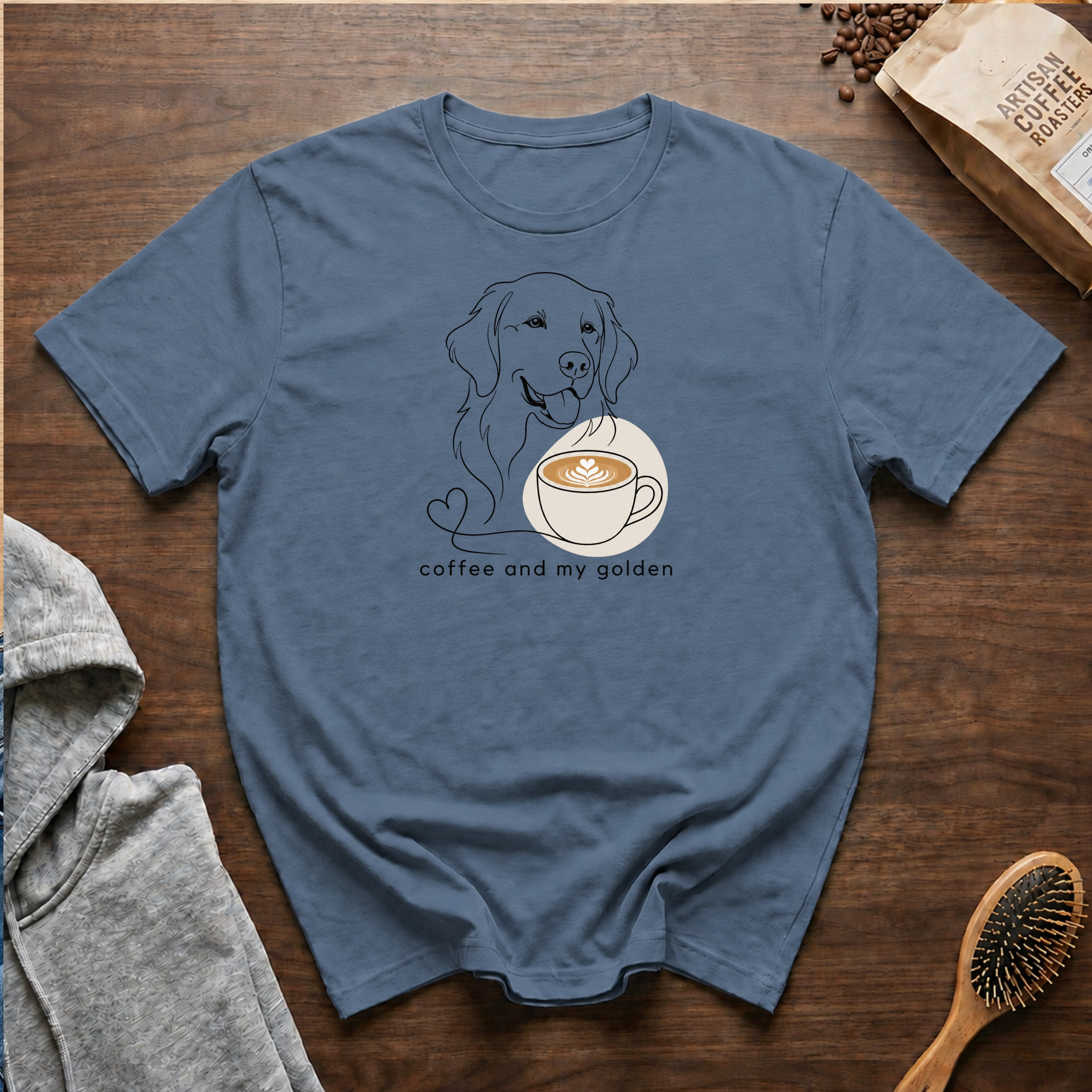 Coffee and My Golden T-Shirt