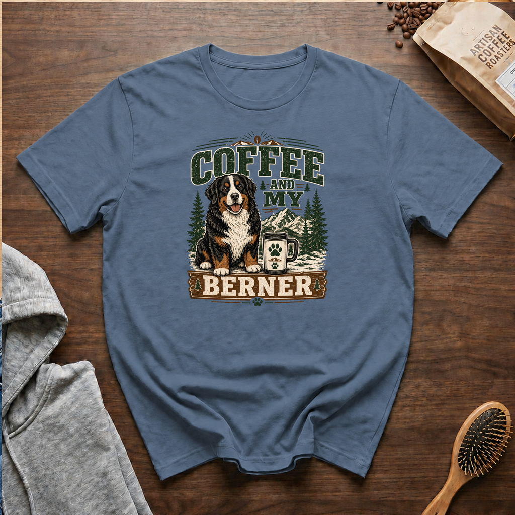 Coffee and My Berner T-Shirt