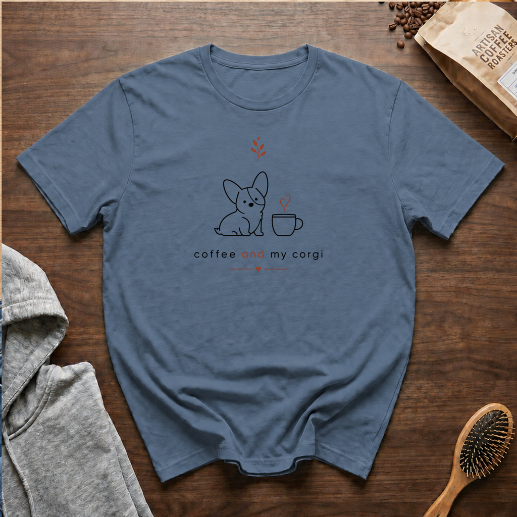 Coffee and My Corgi T-Shirt