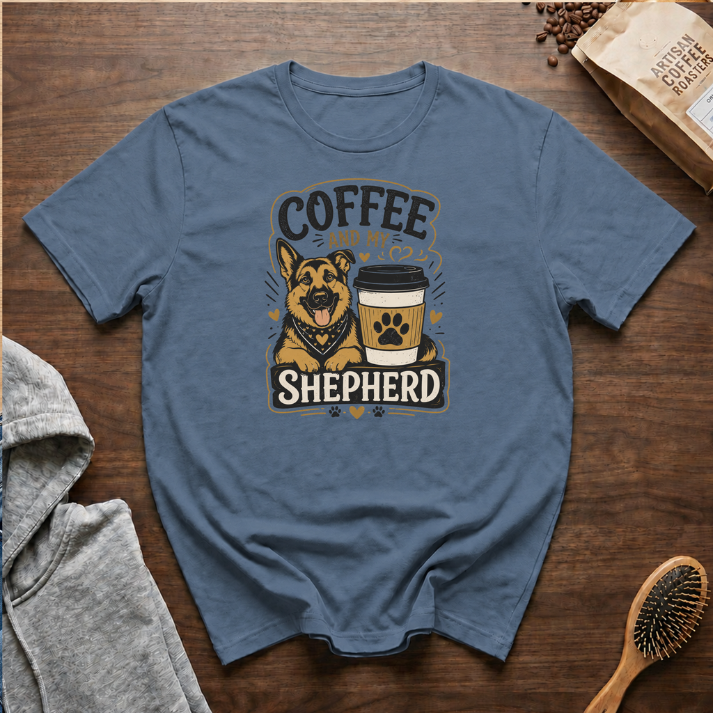 Coffee and My Shepherd T-Shirt