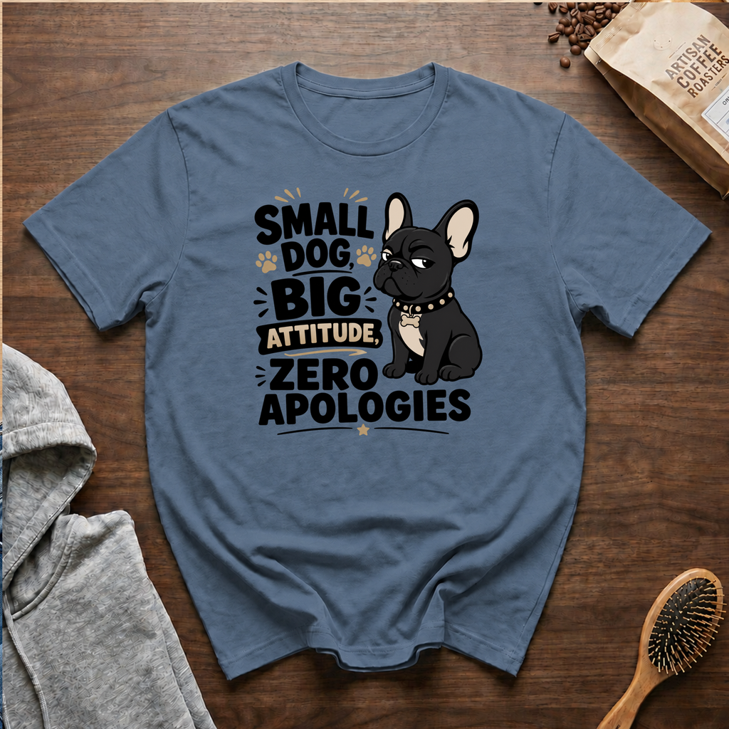 Small Dog Big Attitude Zero Apologies T-Shirt