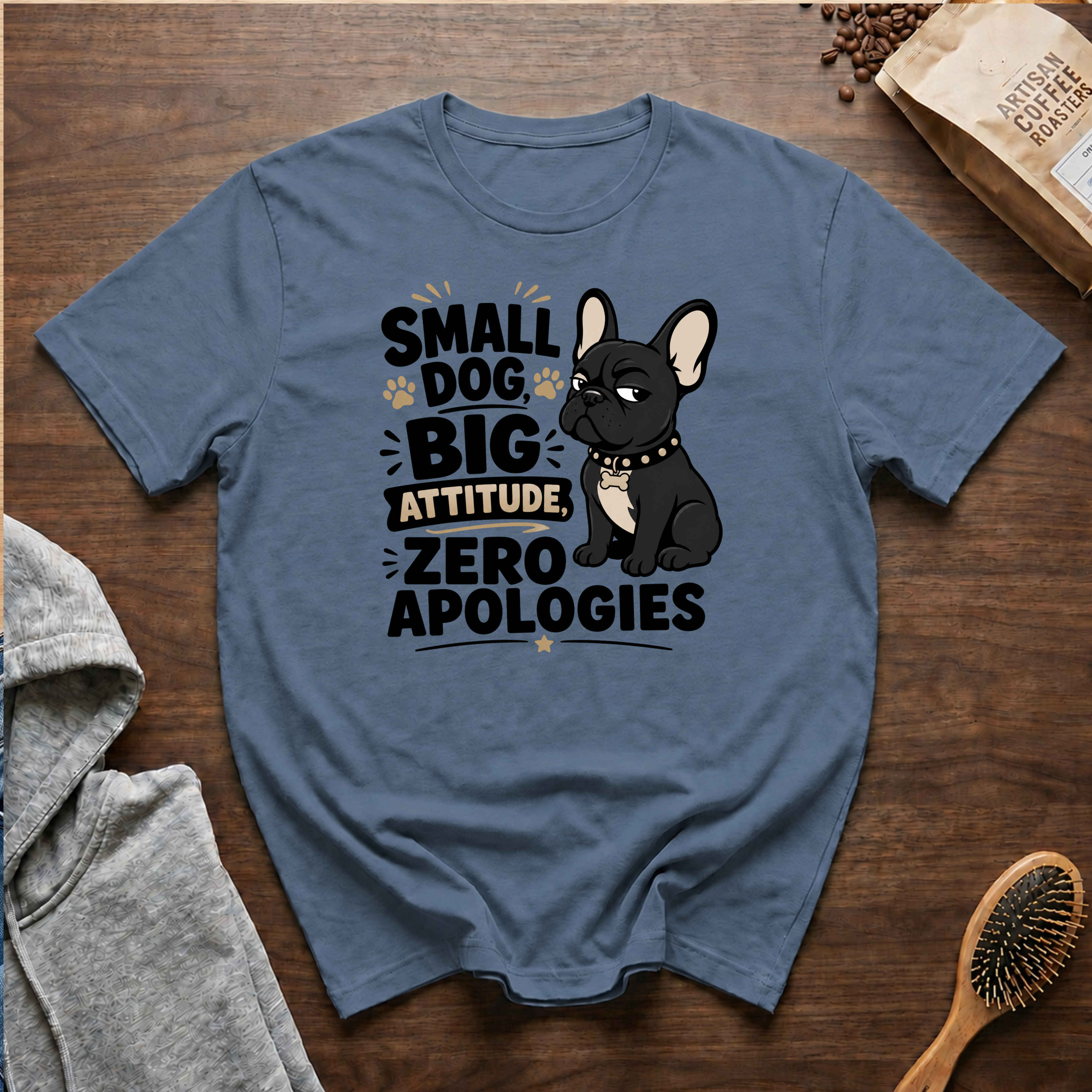 Small Dog Big Attitude Zero Apologies T-Shirt
