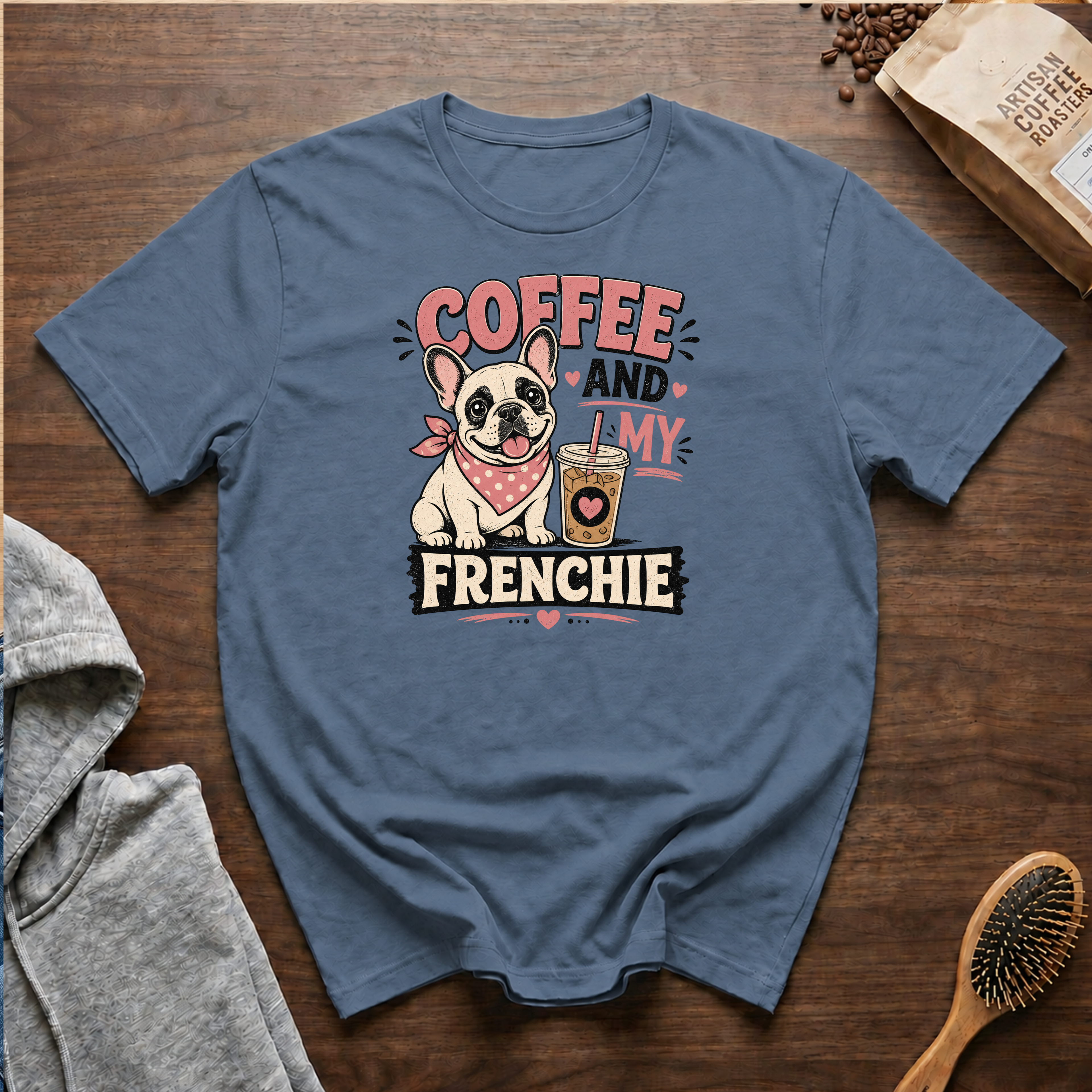 Coffee and My Frenchie T-Shirt