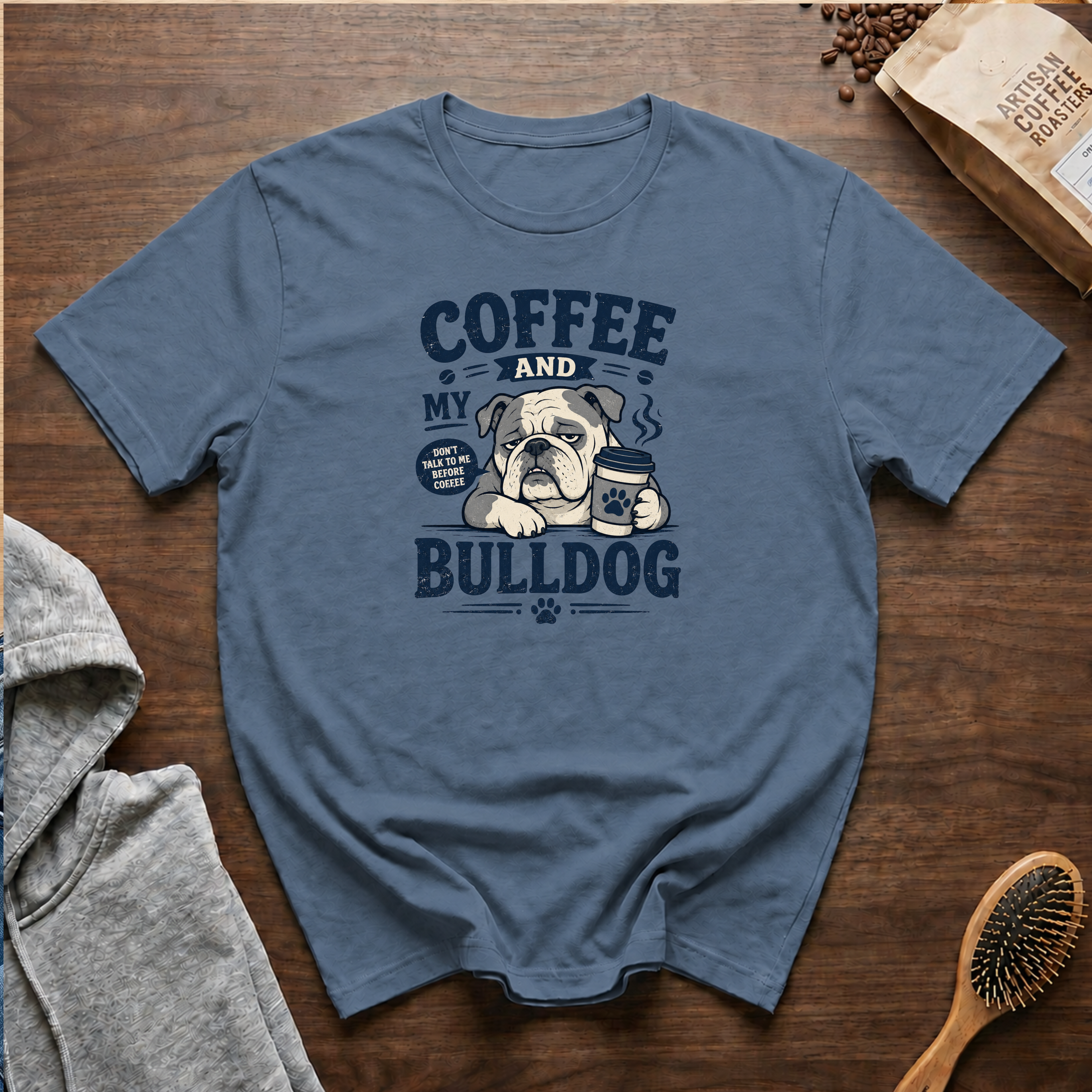 Coffee and My Bulldog T-Shirt
