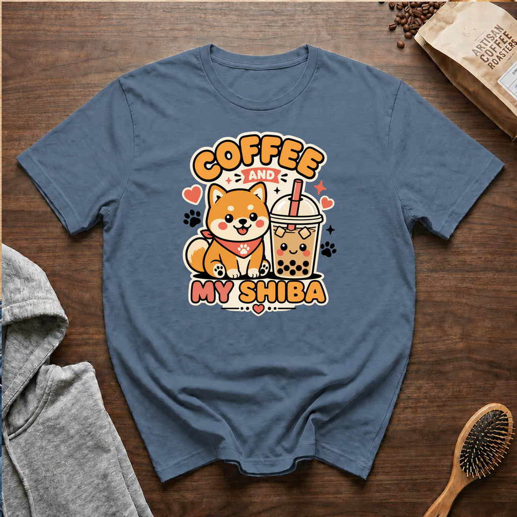 Coffee and My Shiba T-Shirt