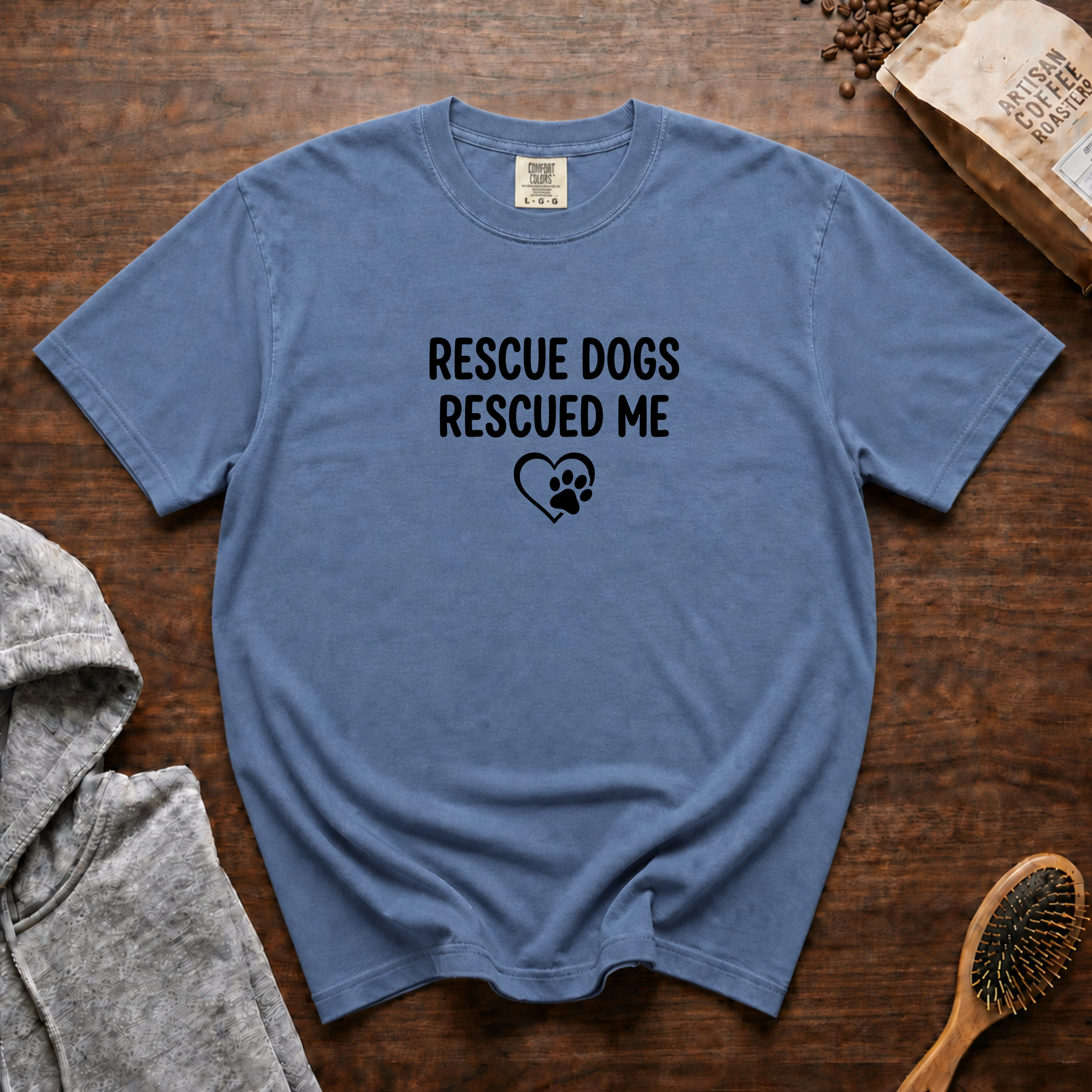Rescue Dogs Rescued Me T-Shirt | Rescue Dog Lover Tee