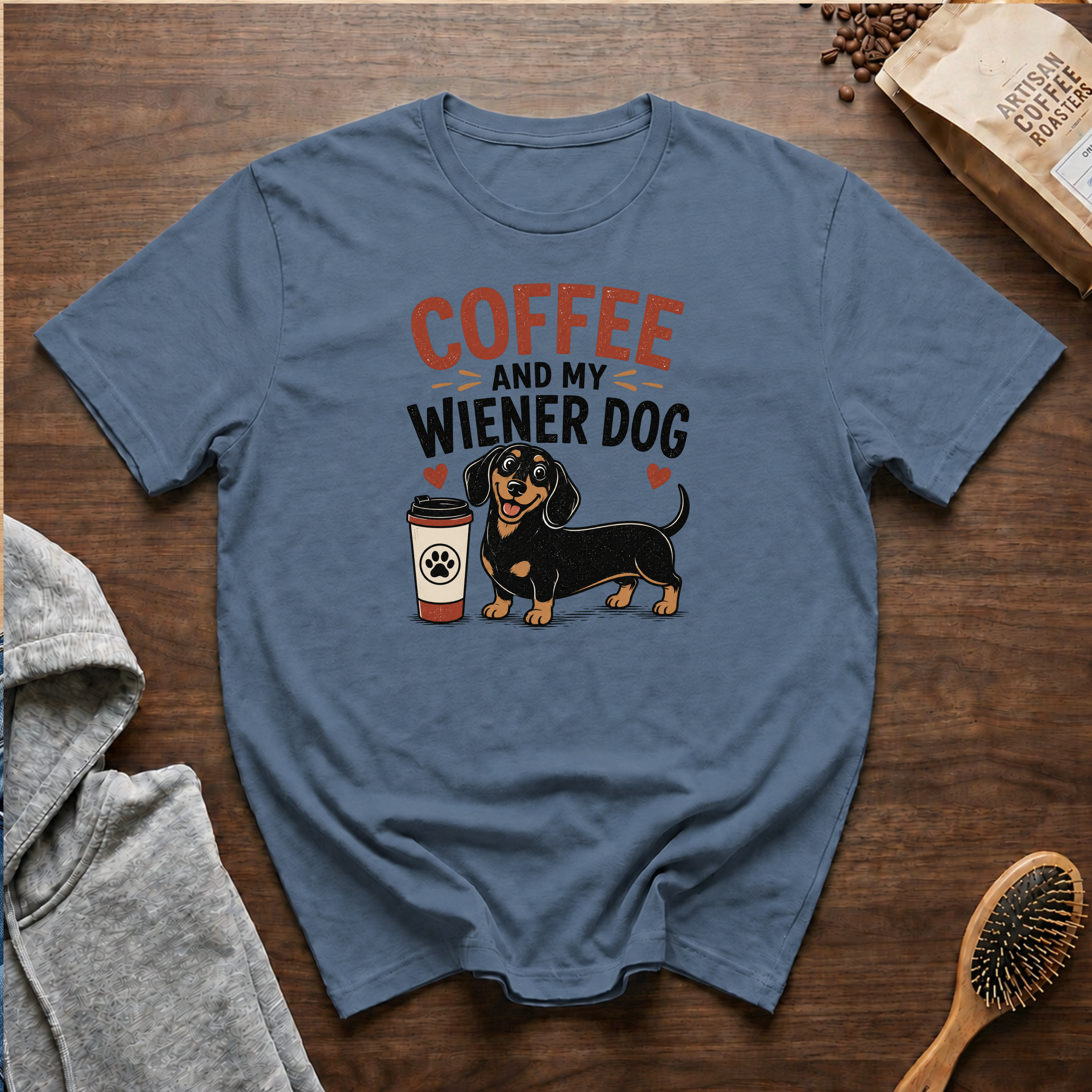 Coffee and My Weiner Dog T-Shirt