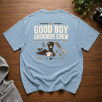 Good Boy Grounds Crew Snow Washed Oversized Cotton T-Shirt