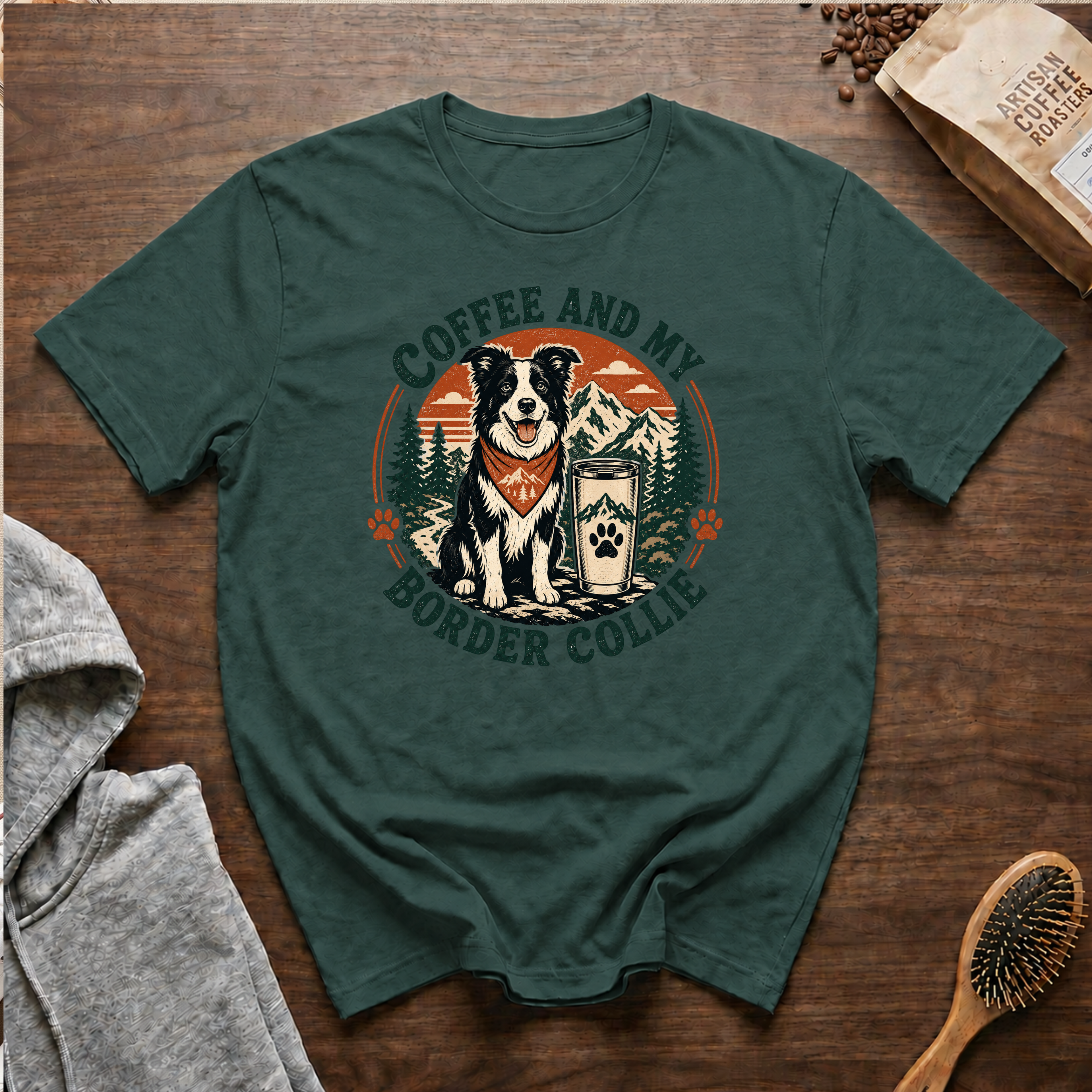 Coffee and My Border Collie T-Shirt