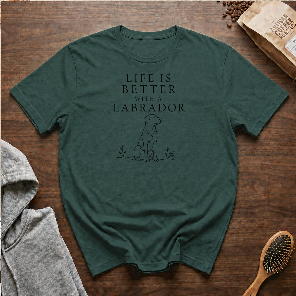 Life is Better with a Labrador T-Shirt