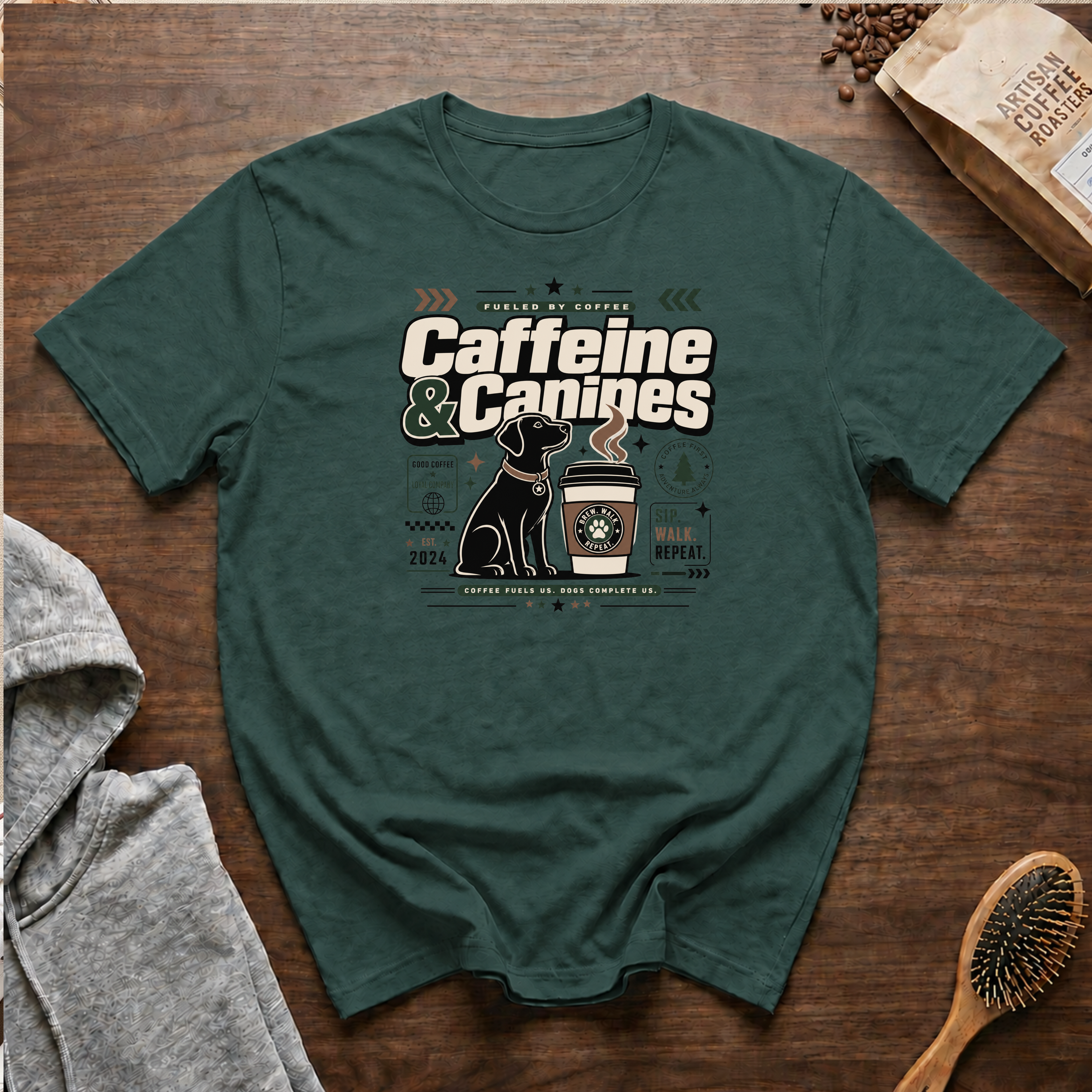 Coffee and Canines T-Shirt