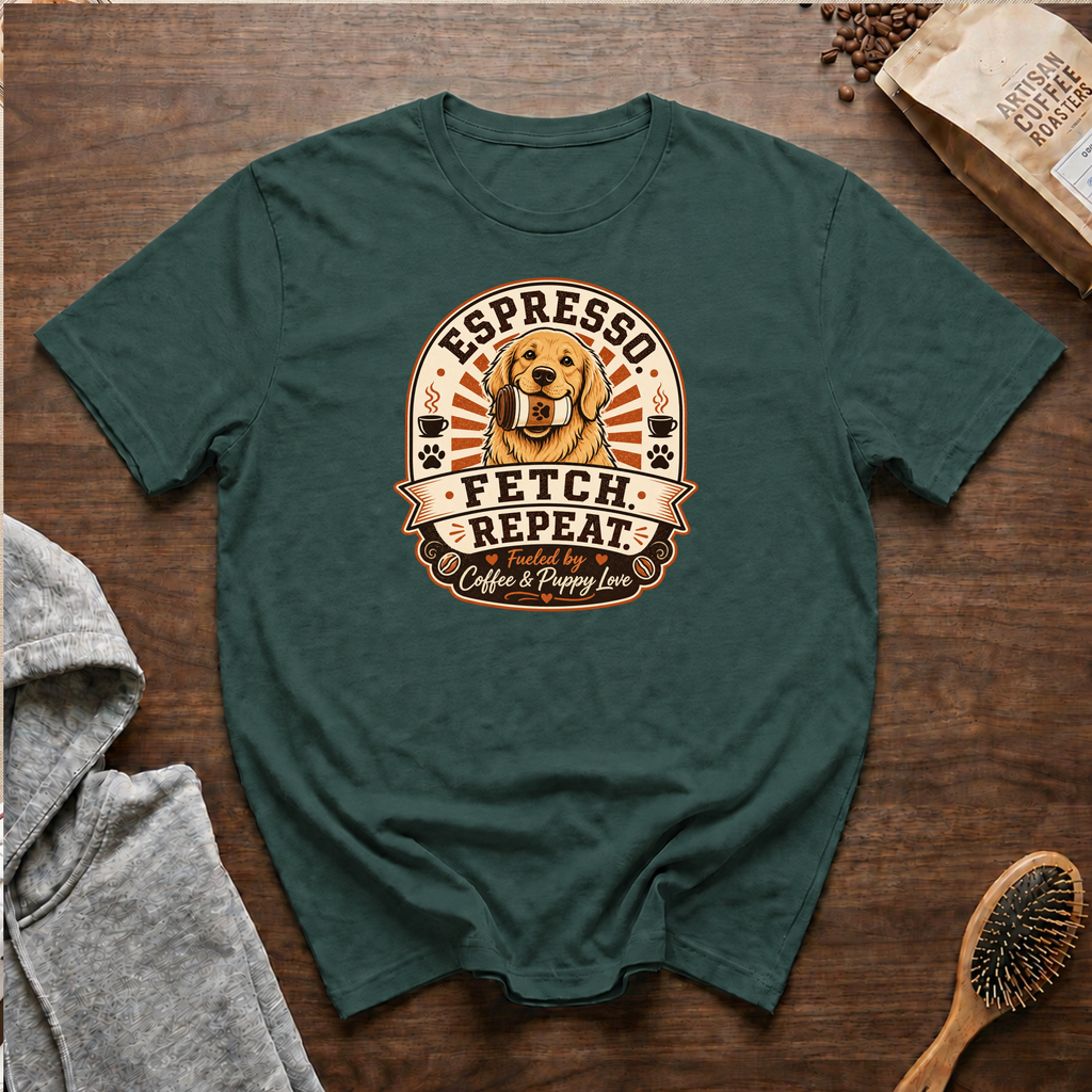 Espresso Fetch Retreat T-Shirt