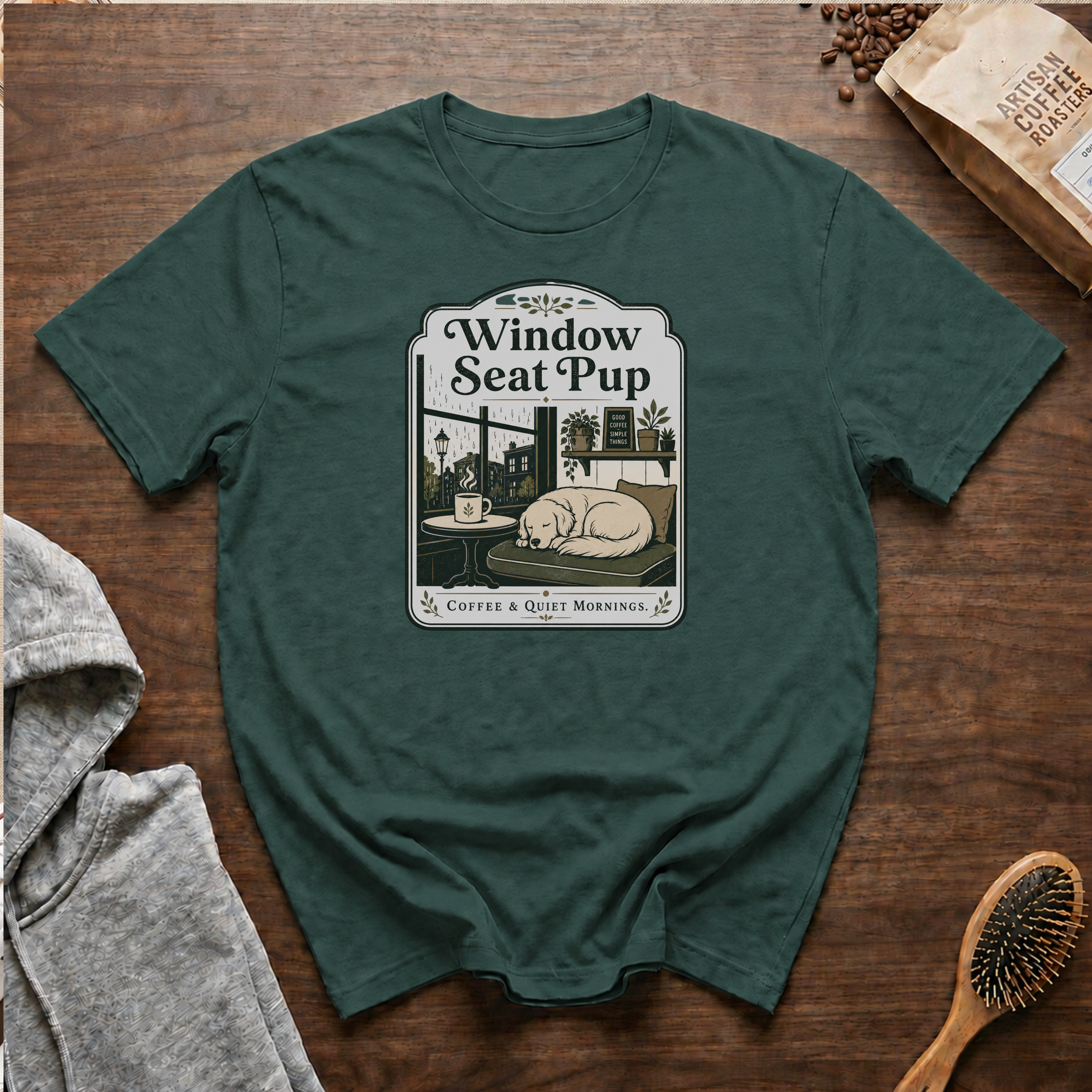 Window Seat Pup T-Shirt