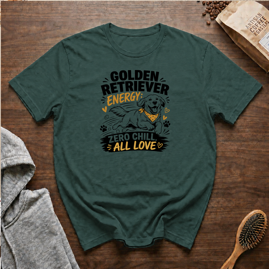 Golden Retriever Energy T-Shirt