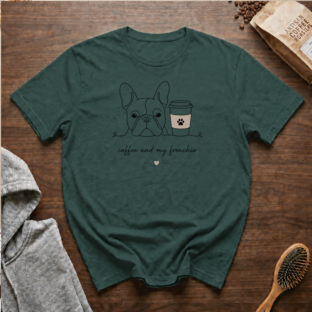 Coffee and My Frenchie T-Shirt