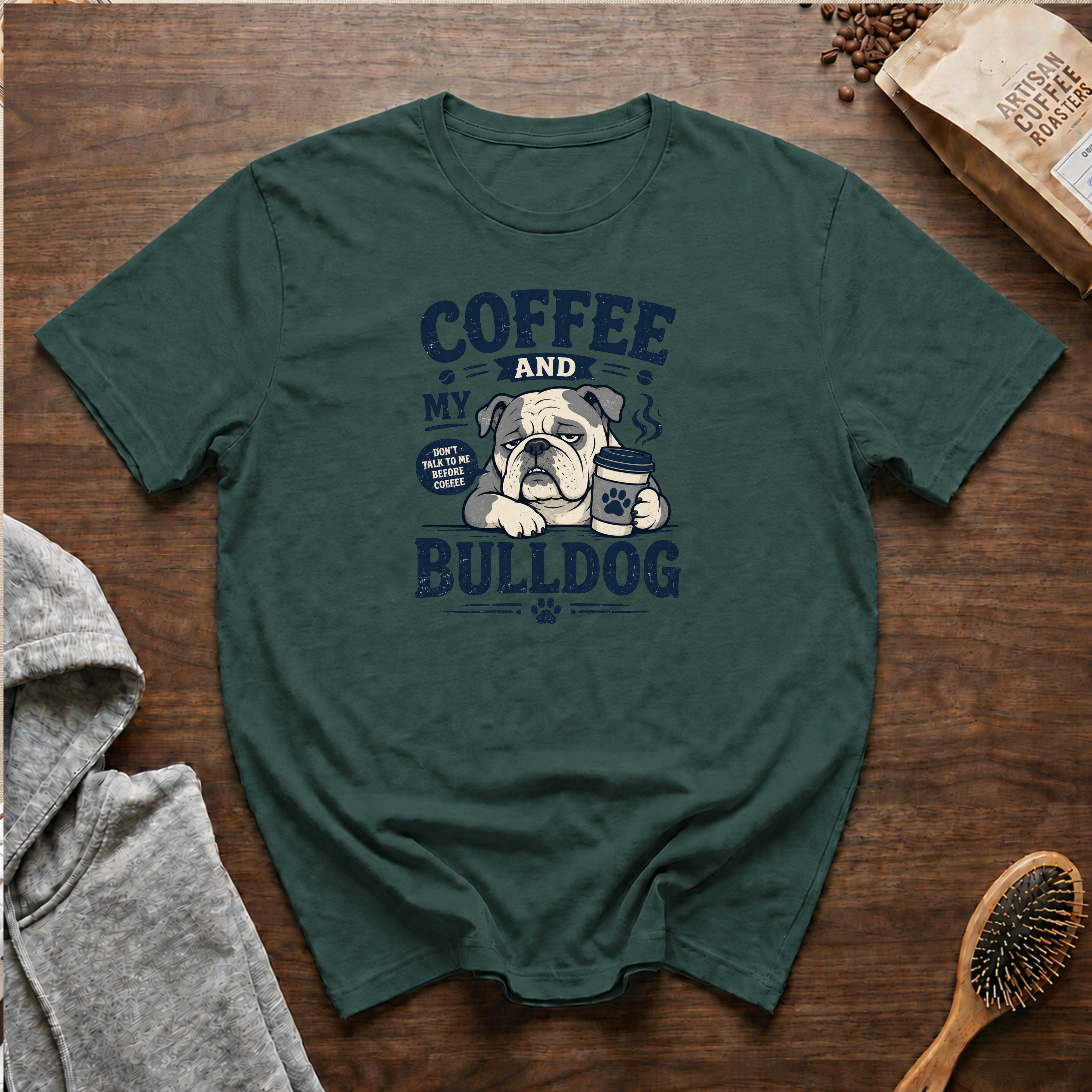 Coffee and My Bulldog T-Shirt