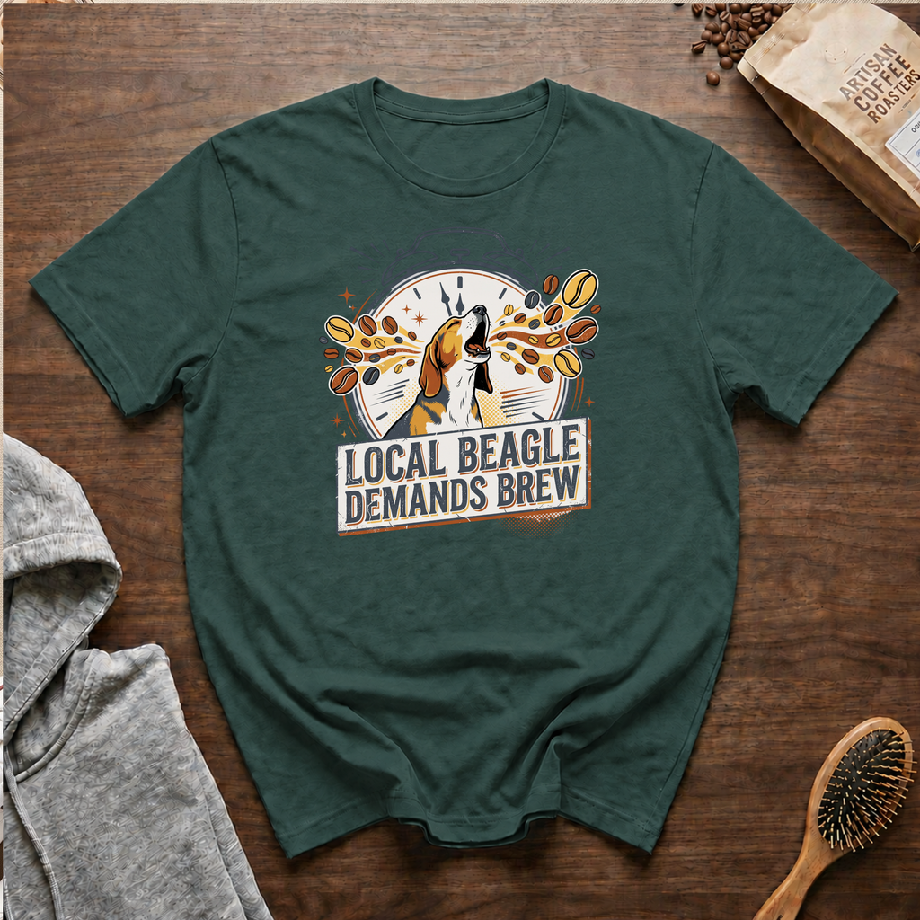 Local Beagle Demands Brew T-Shirt