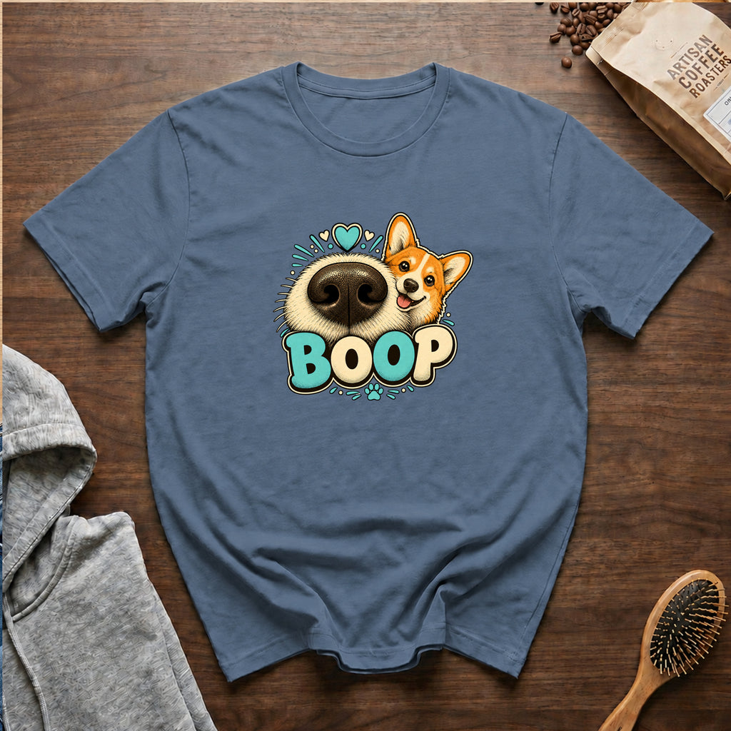 Boop CorgiT-Shirt — Blue Jean