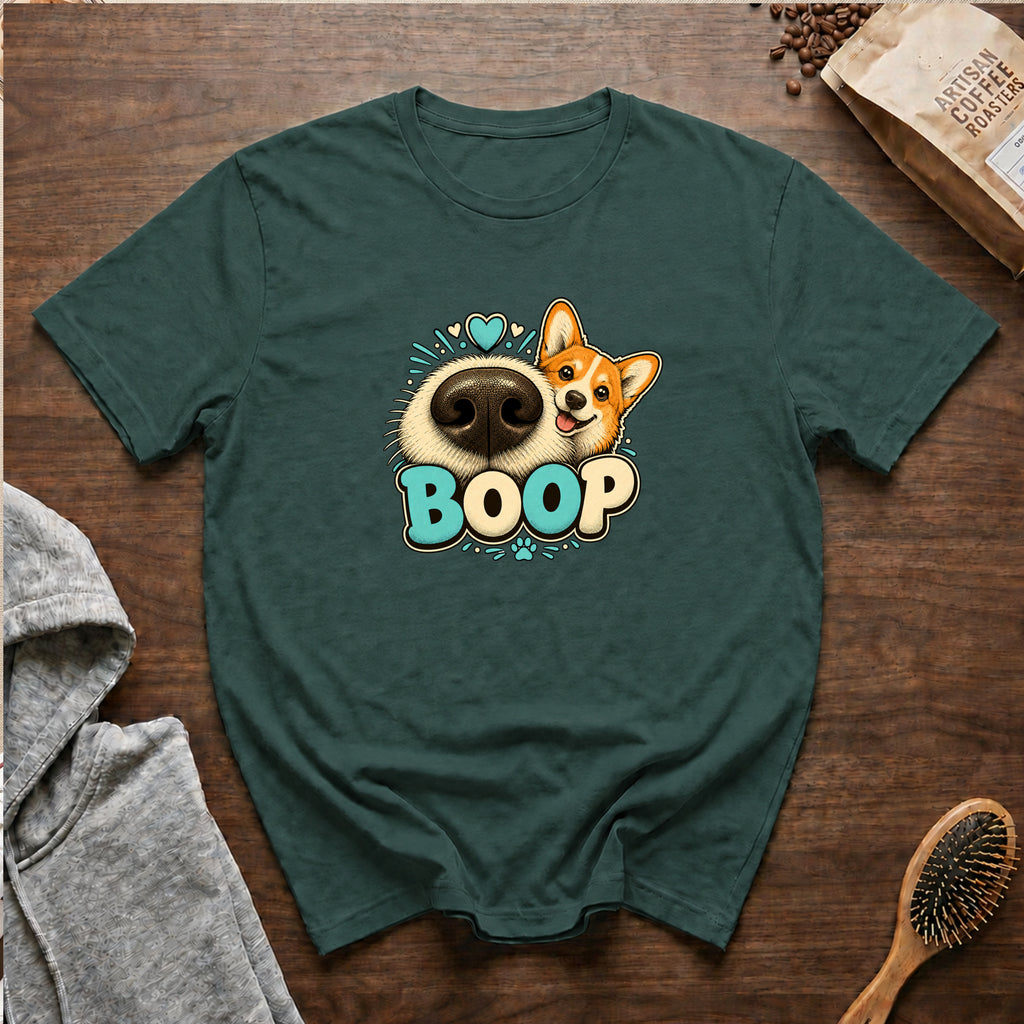 Boop CorgiT-Shirt — Blue Spruce