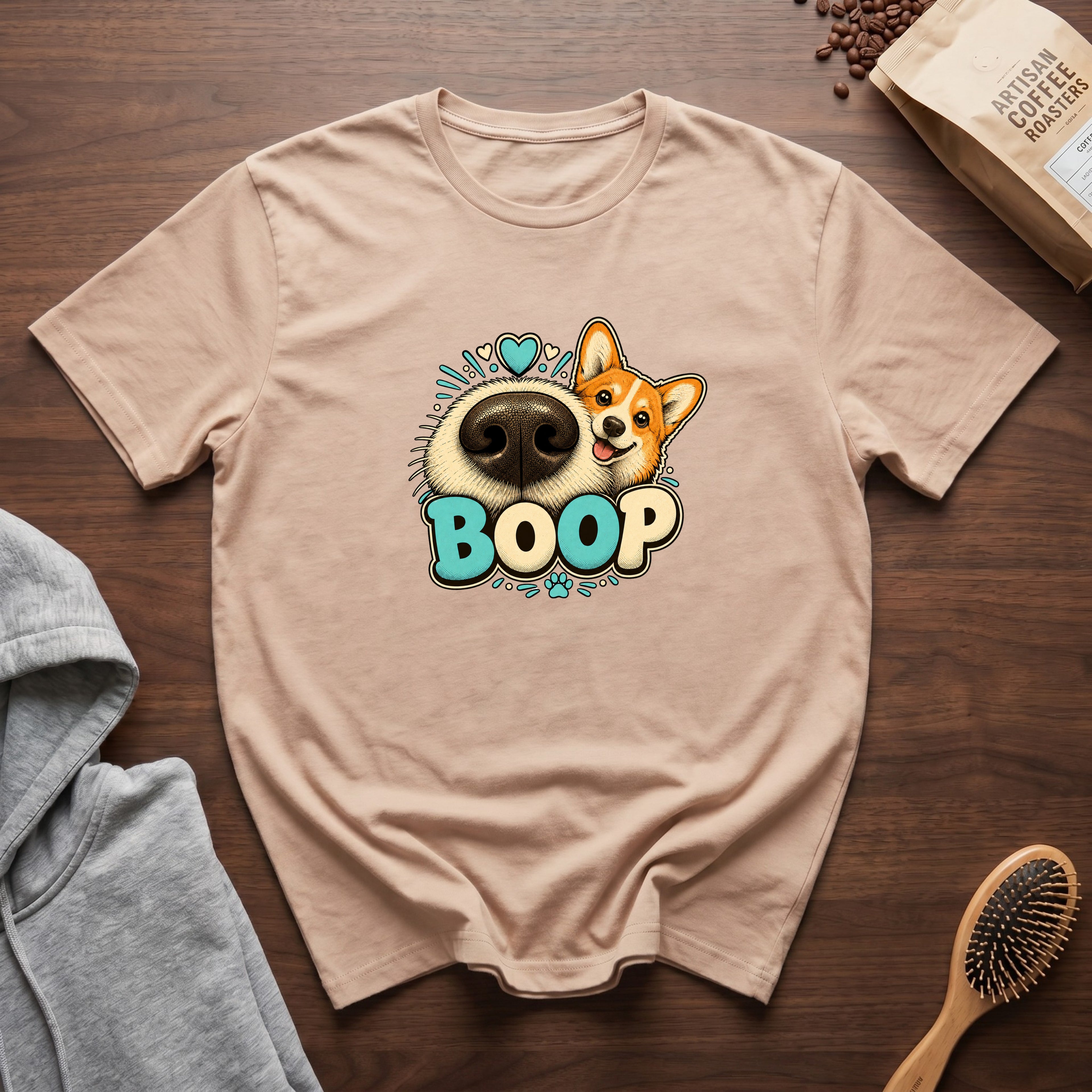 Boop CorgiT-Shirt — Ivory