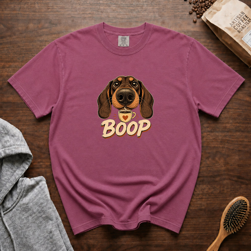 Boop Dachshund T-Shirt — Berry
