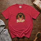 Boop Dachshund T-Shirt — Crimson