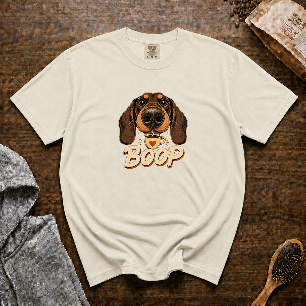 Boop Dachshund T-Shirt — Ivory