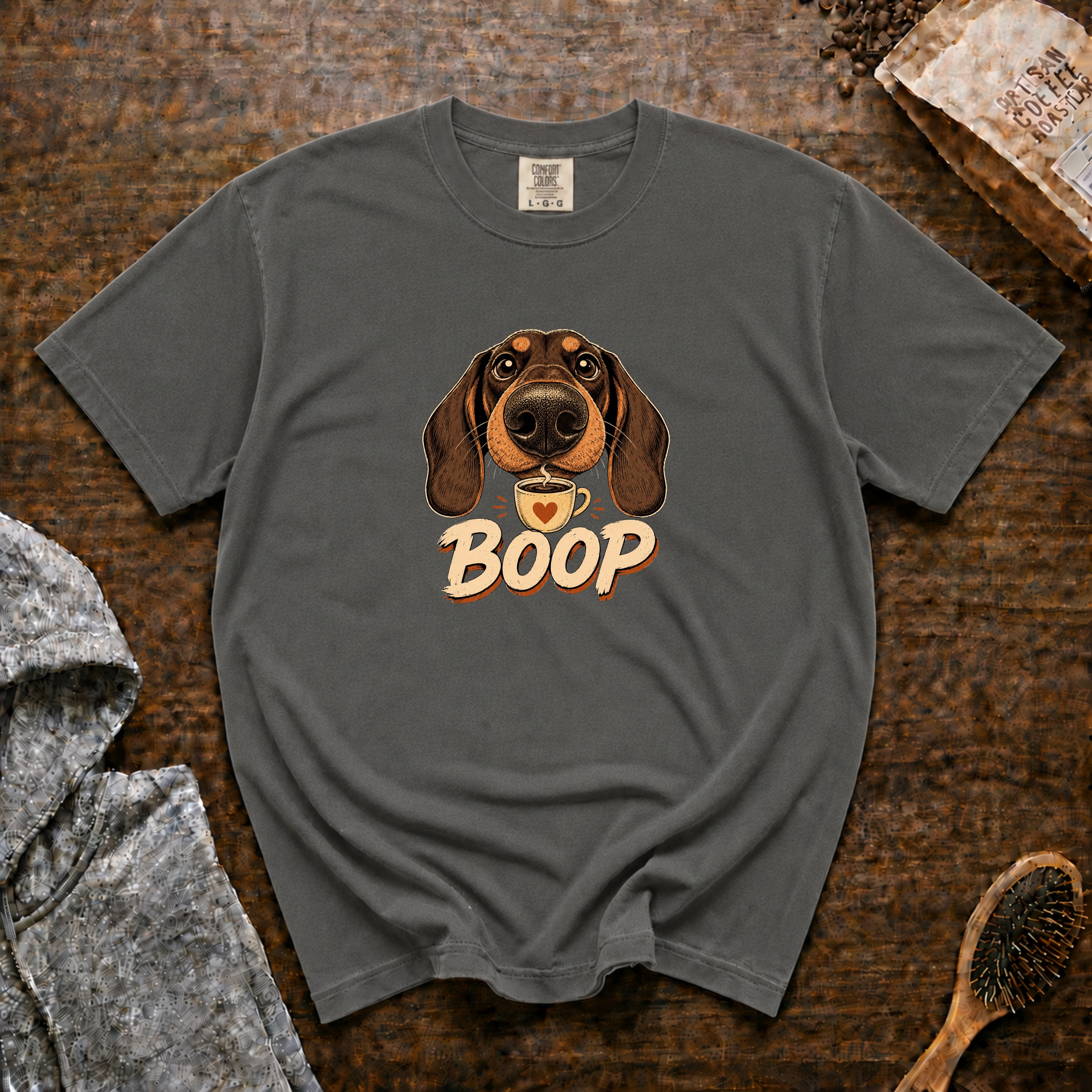 Boop Dachshund T-Shirt — Pepper