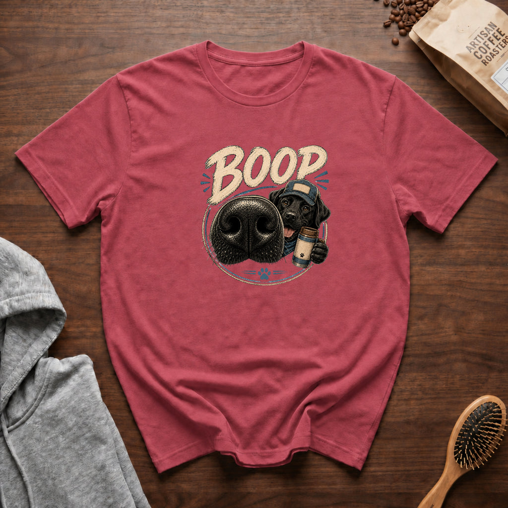Boop Labrador Retriever 1 T-Shirt — Crimson