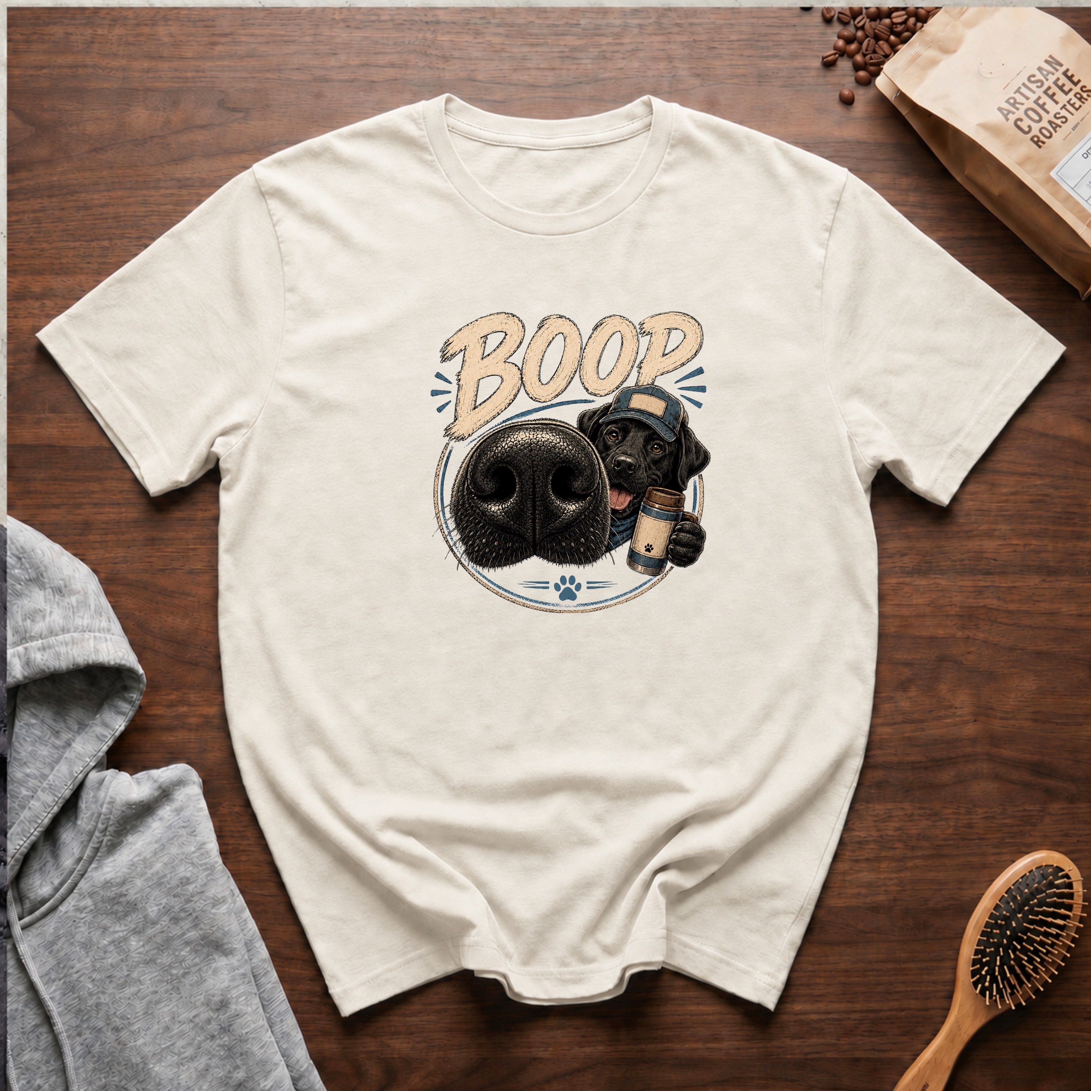 Boop Labrador Retriever 1 T-Shirt — Ivory