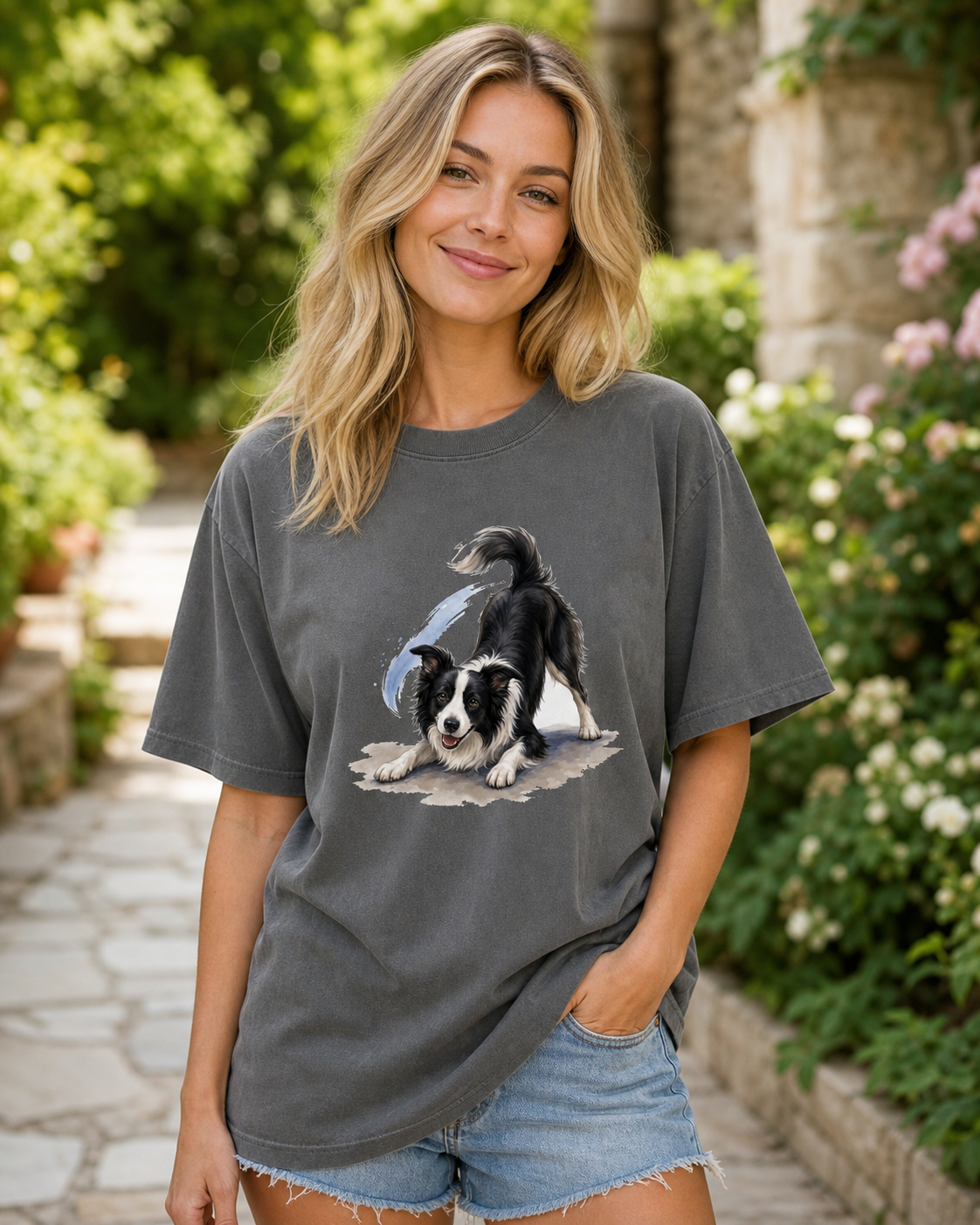 Border Collie Ready T-Shirt | Border Collie Dog Lover Tee