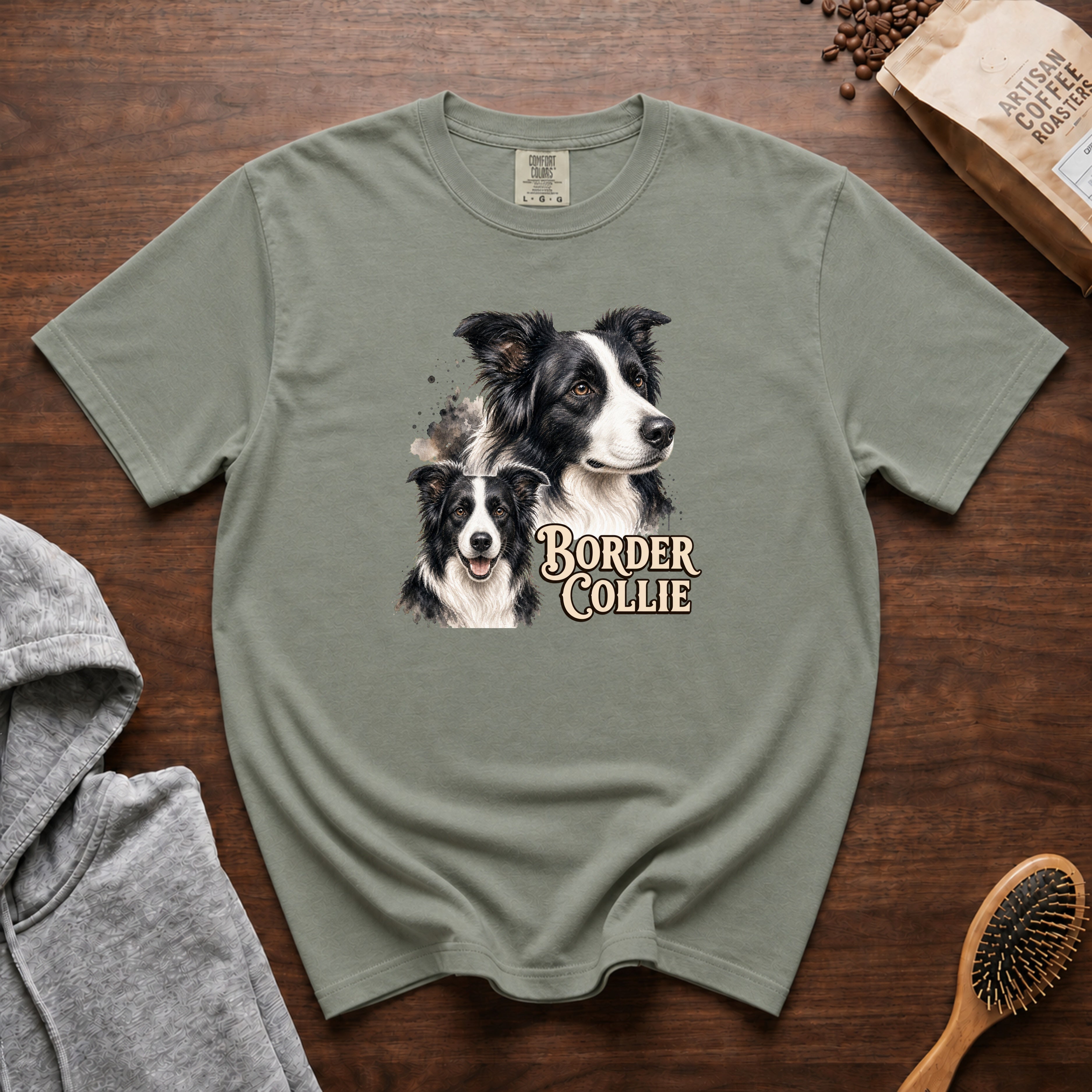 Border Collie T-Shirt — Bay
