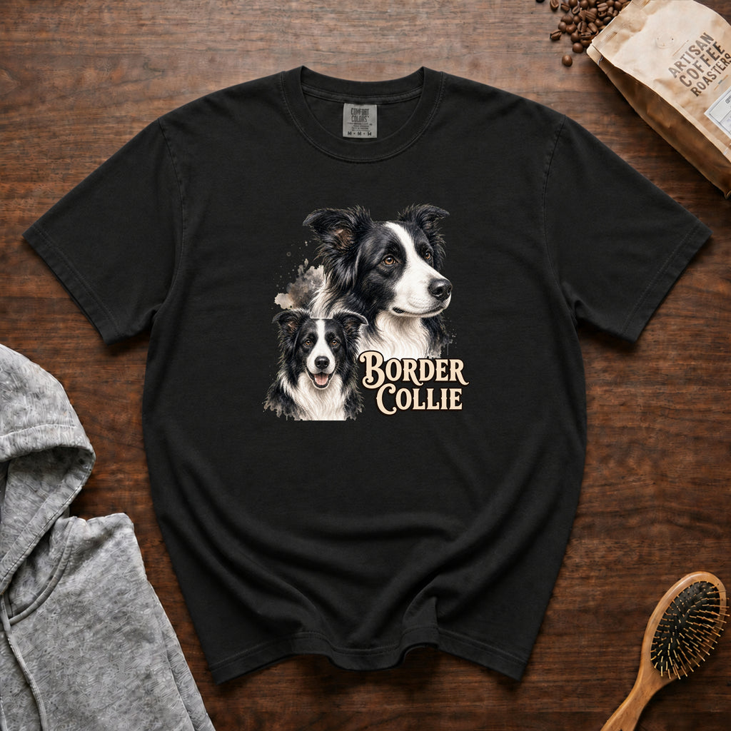 Border Collie T-Shirt — Black