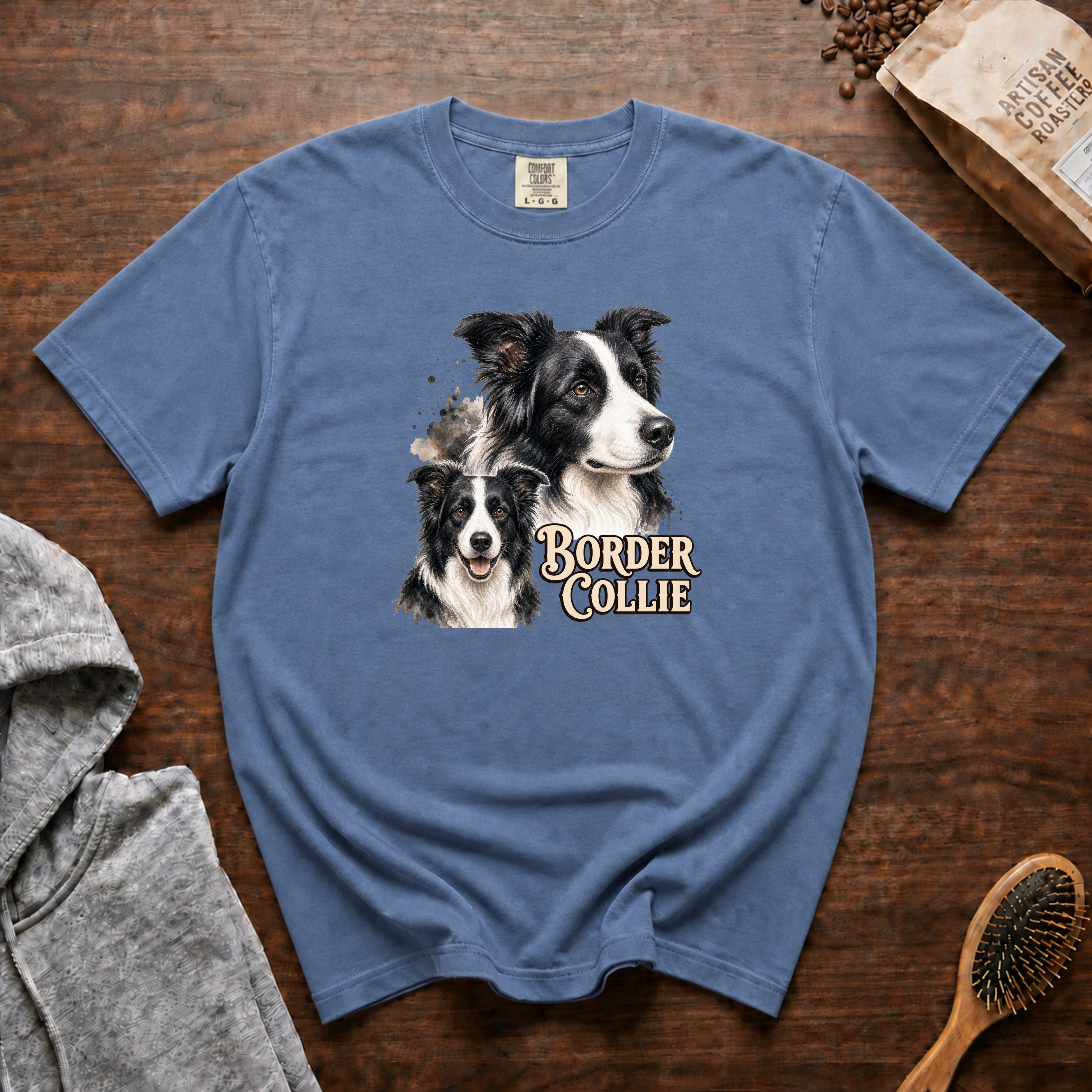 Border Collie T-Shirt — Blue Jean